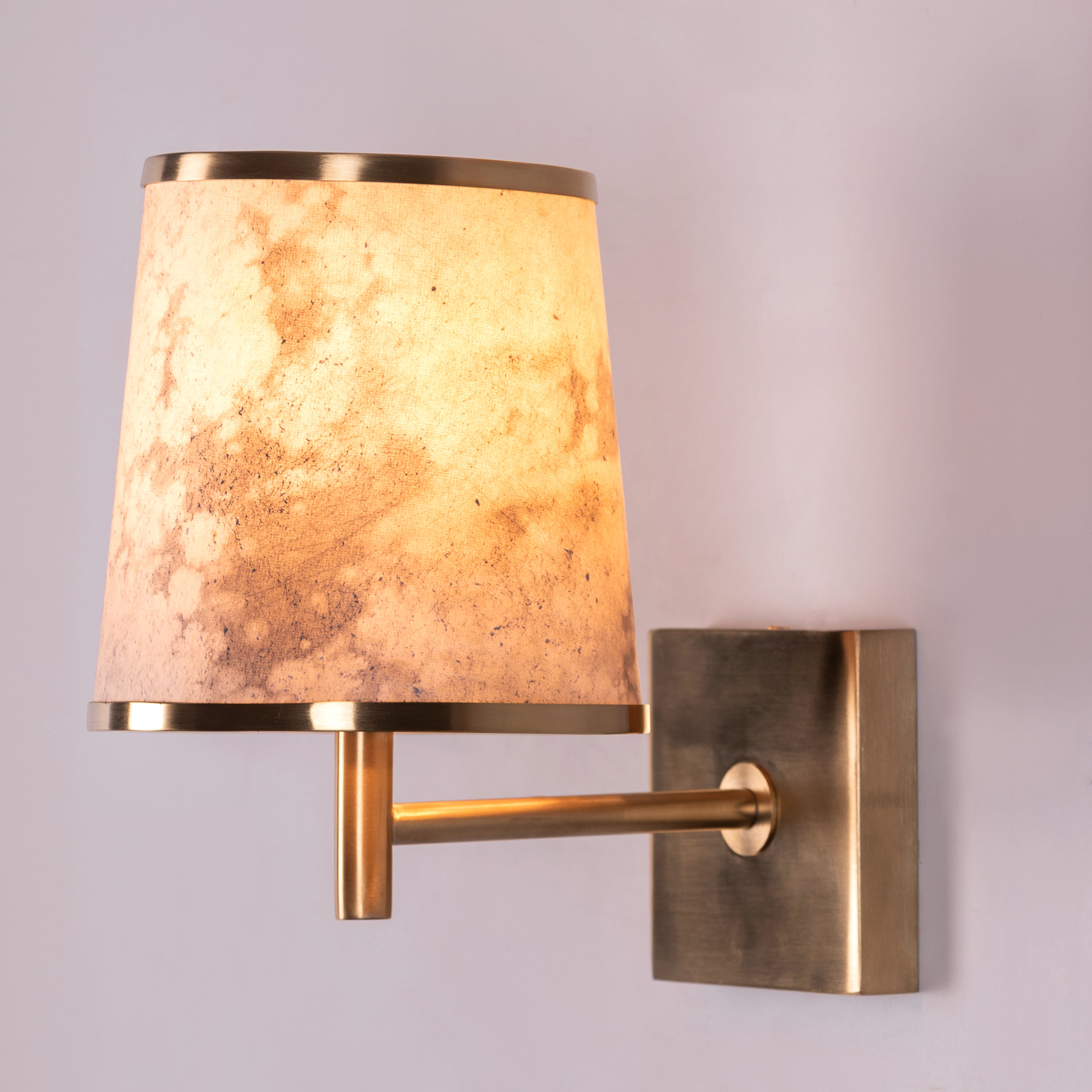 Clean Slate (Gold) Stone Veneer Wall Light