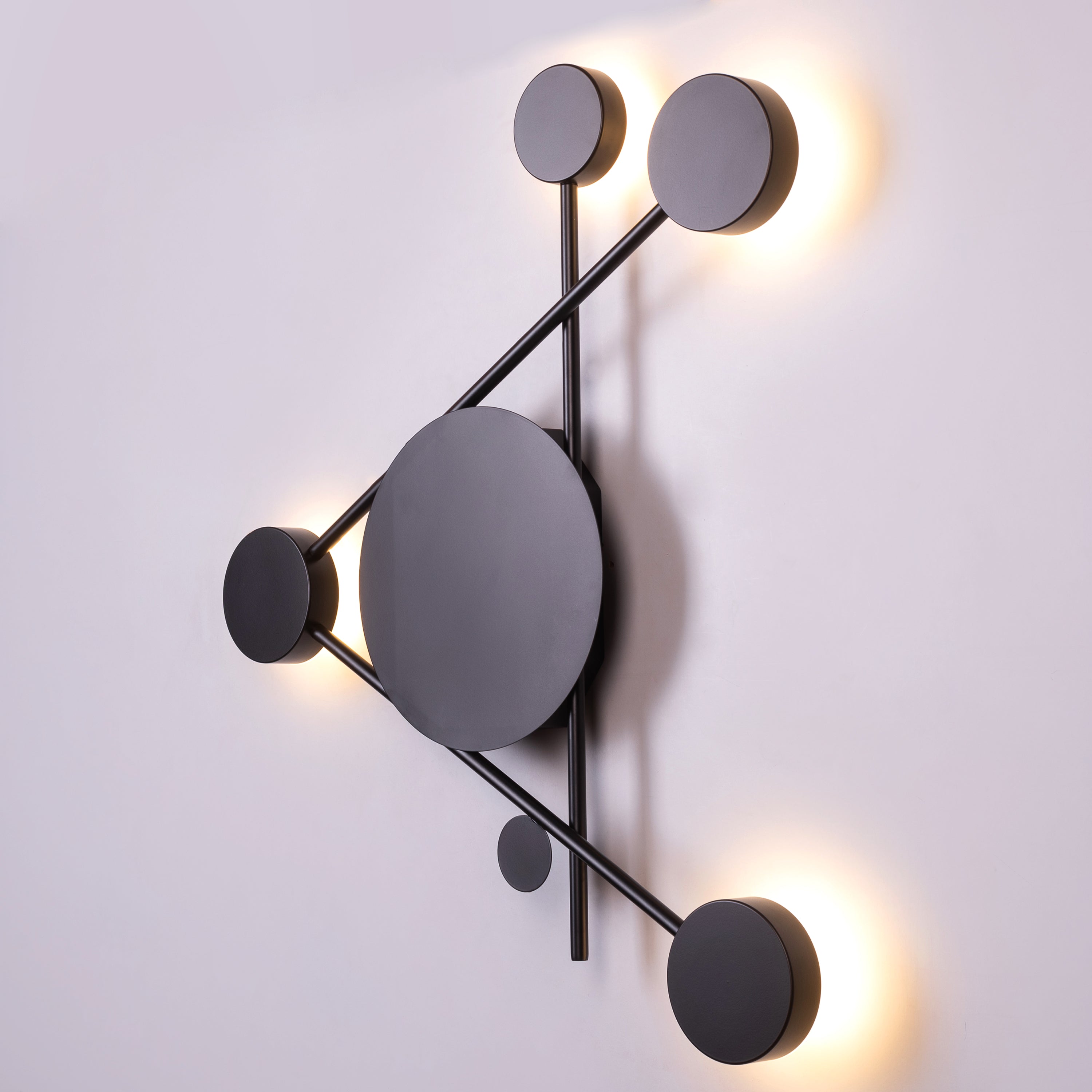 On A Lark (Black, Built-In LED) Wall Light