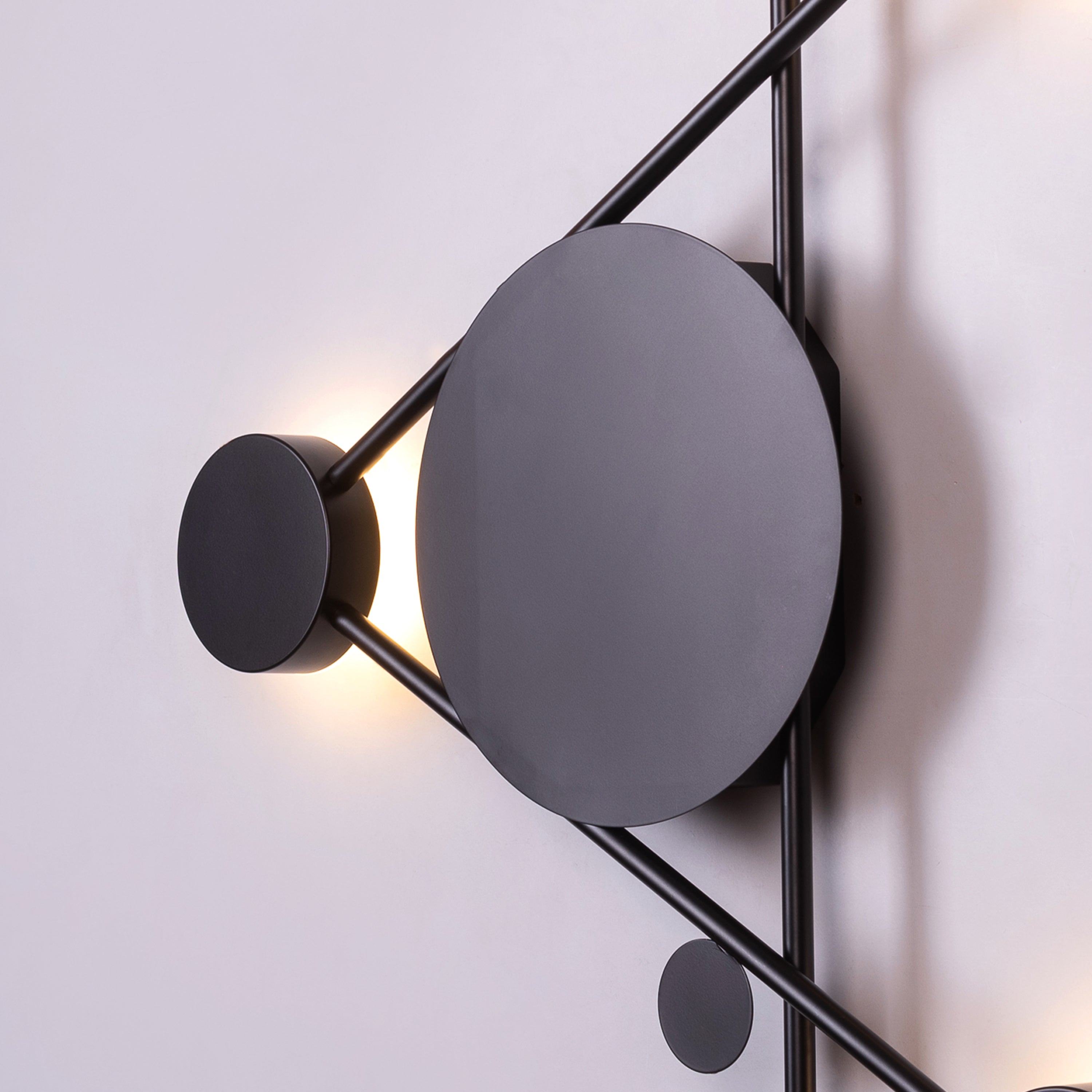 On A Lark (Black, Built-In LED) Wall Light