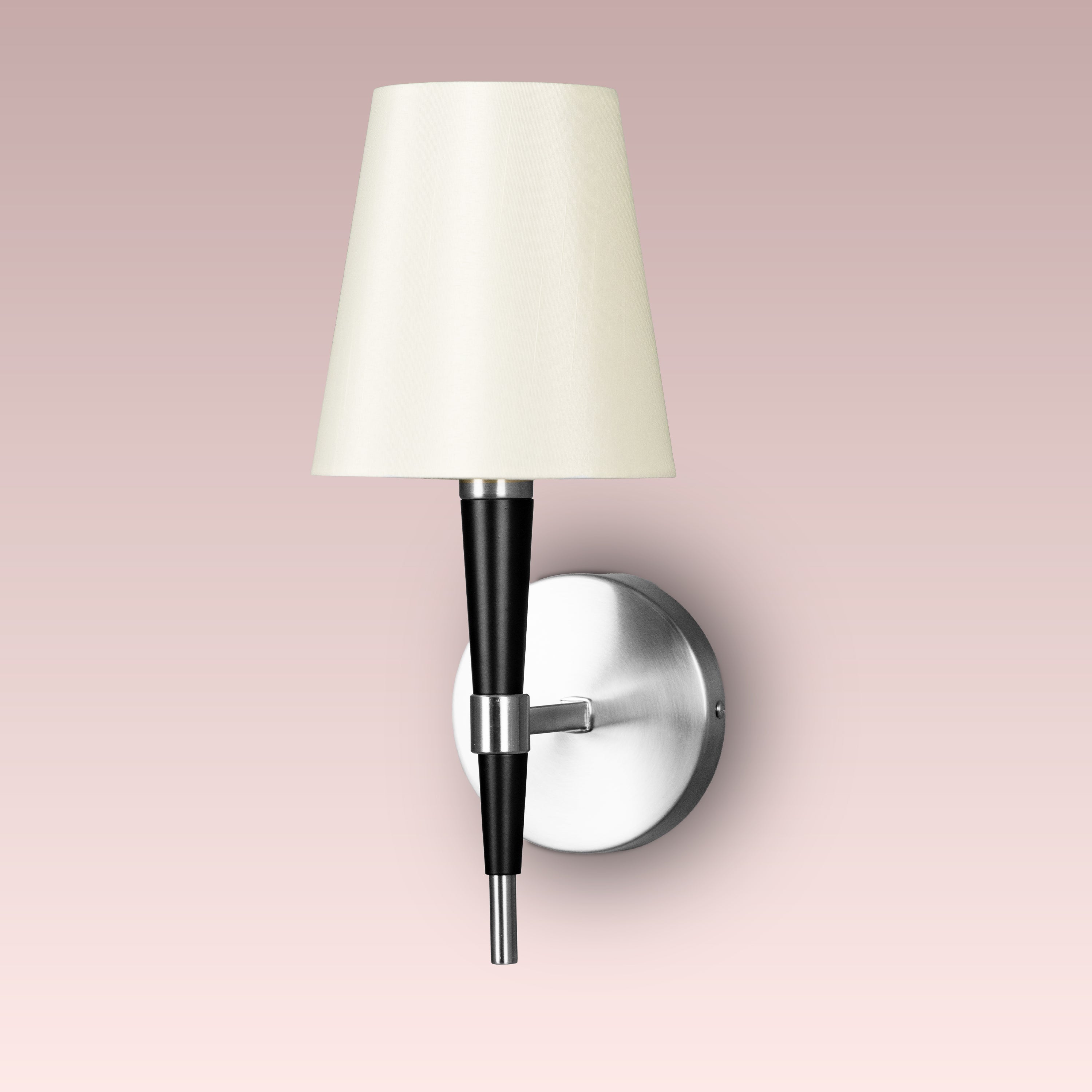 See The Unseen (S.S Finish) Fabric Wall Light