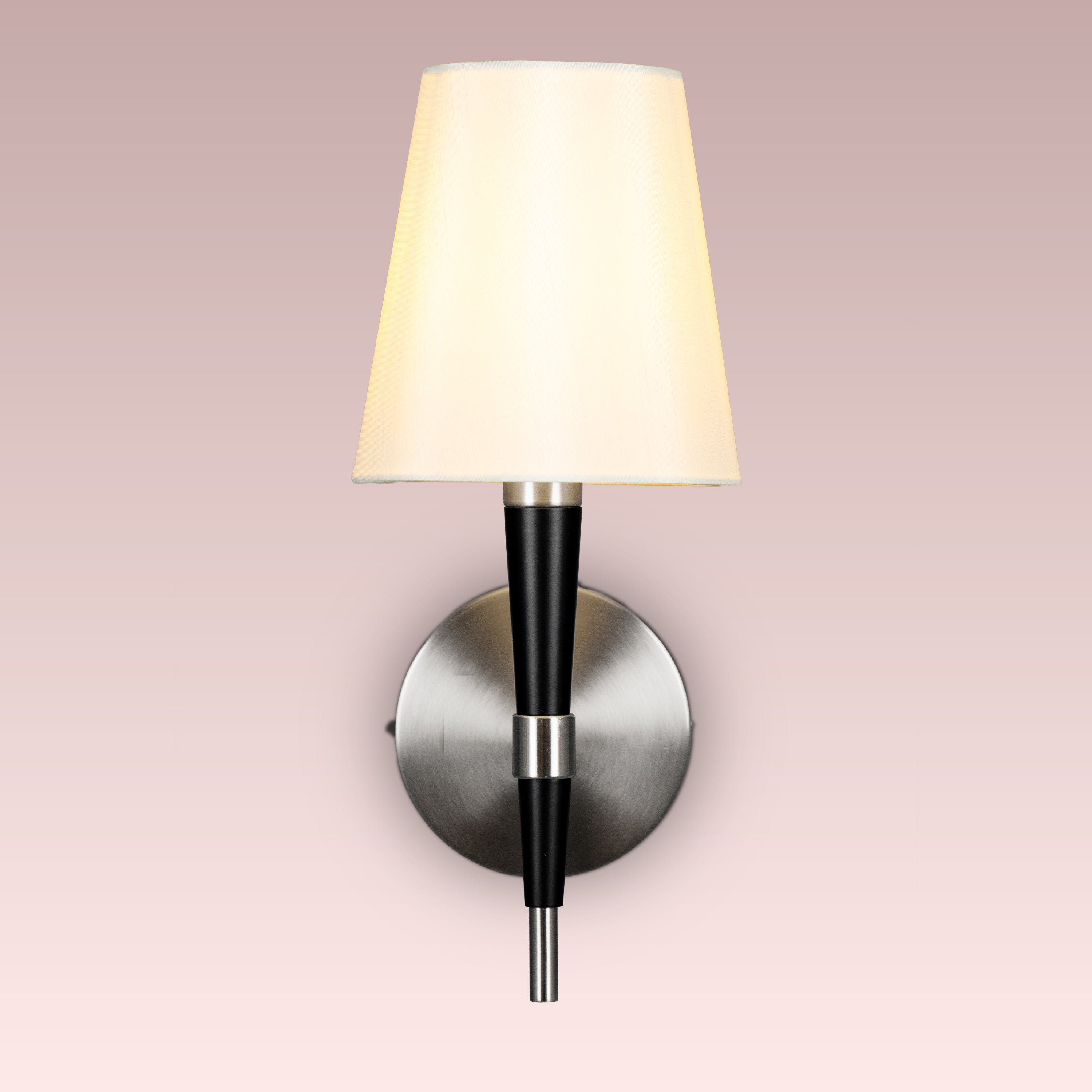 See The Unseen (S.S Finish) Fabric Wall Light