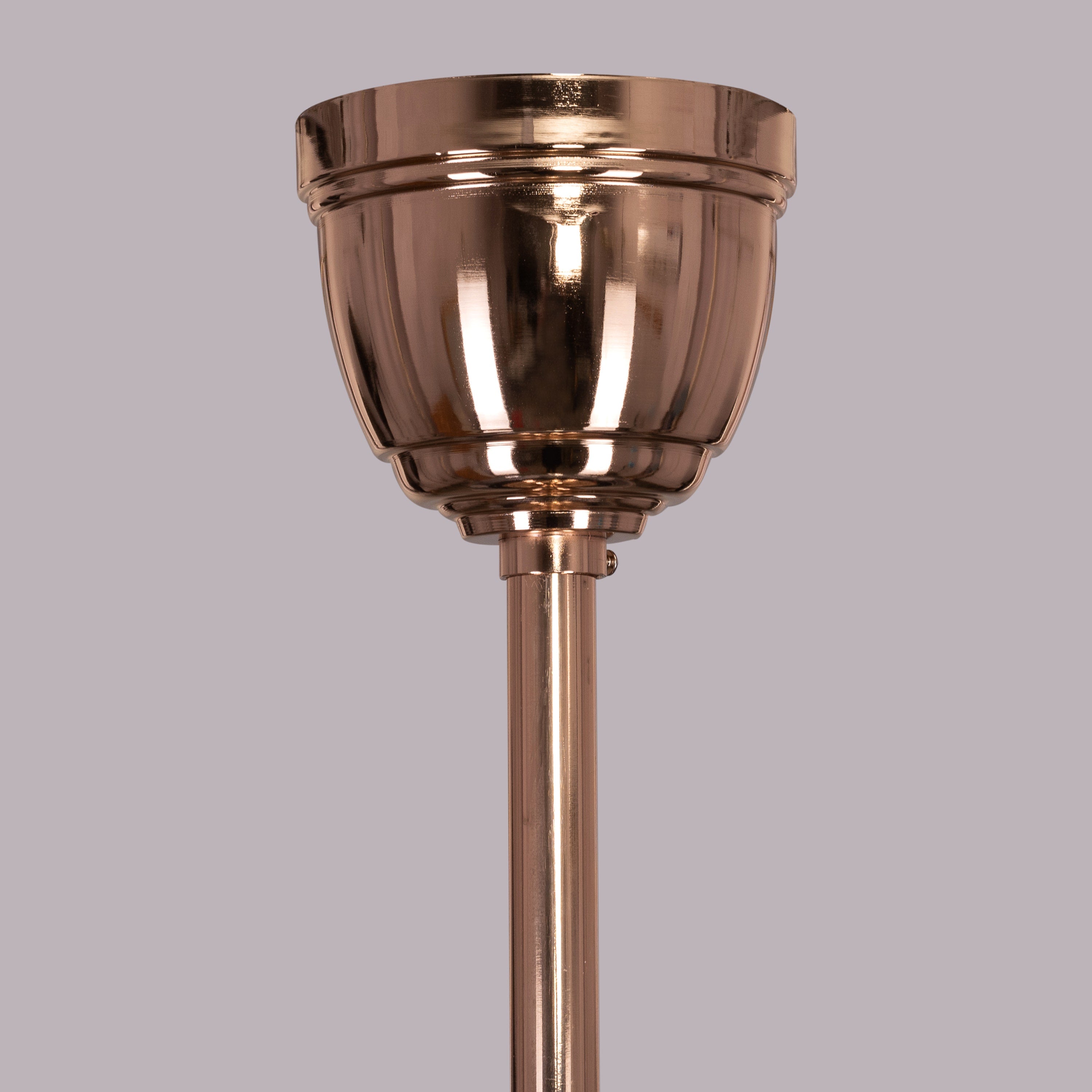 Flight Of Fancy (112 cm Span, Matte Gold Finish Metal Body, Transparent ABS Blades) Dimmable LEd With Remote Control Crystal Chandelier Ceiling Fan