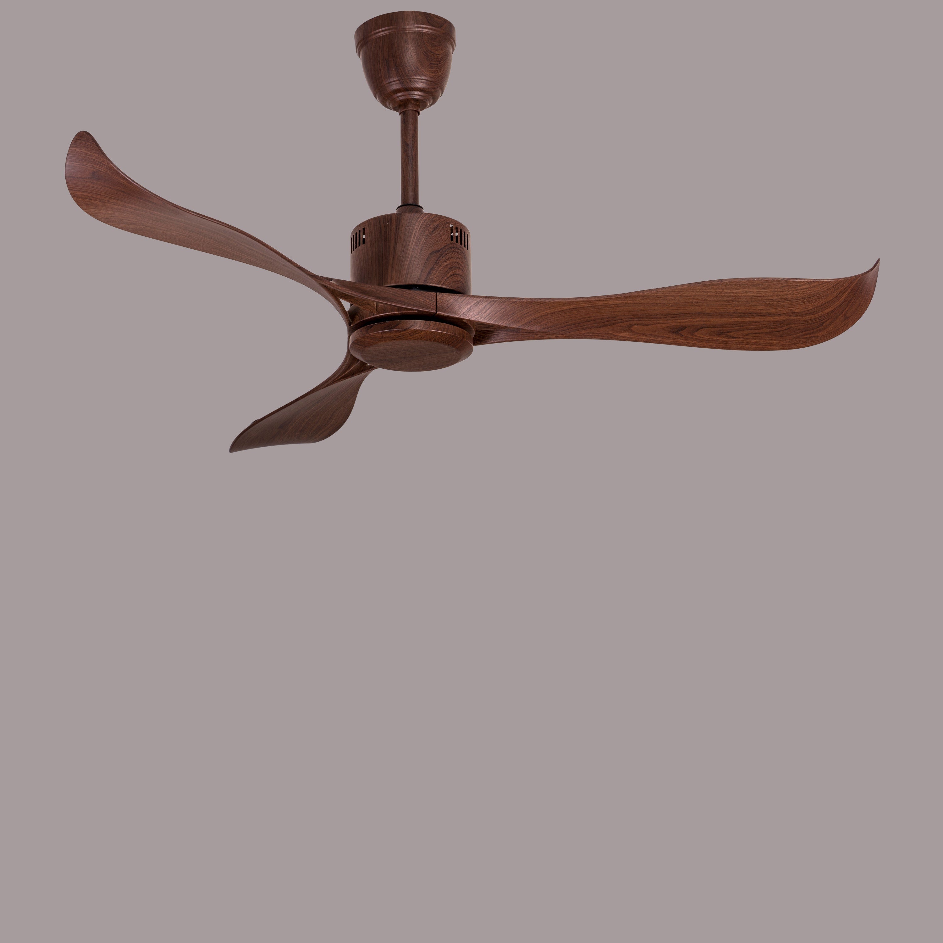 Marissa (132 cm Span, Walnut Finish Metal Body, Walnut Finish ABS Blades) Ceiling Fan