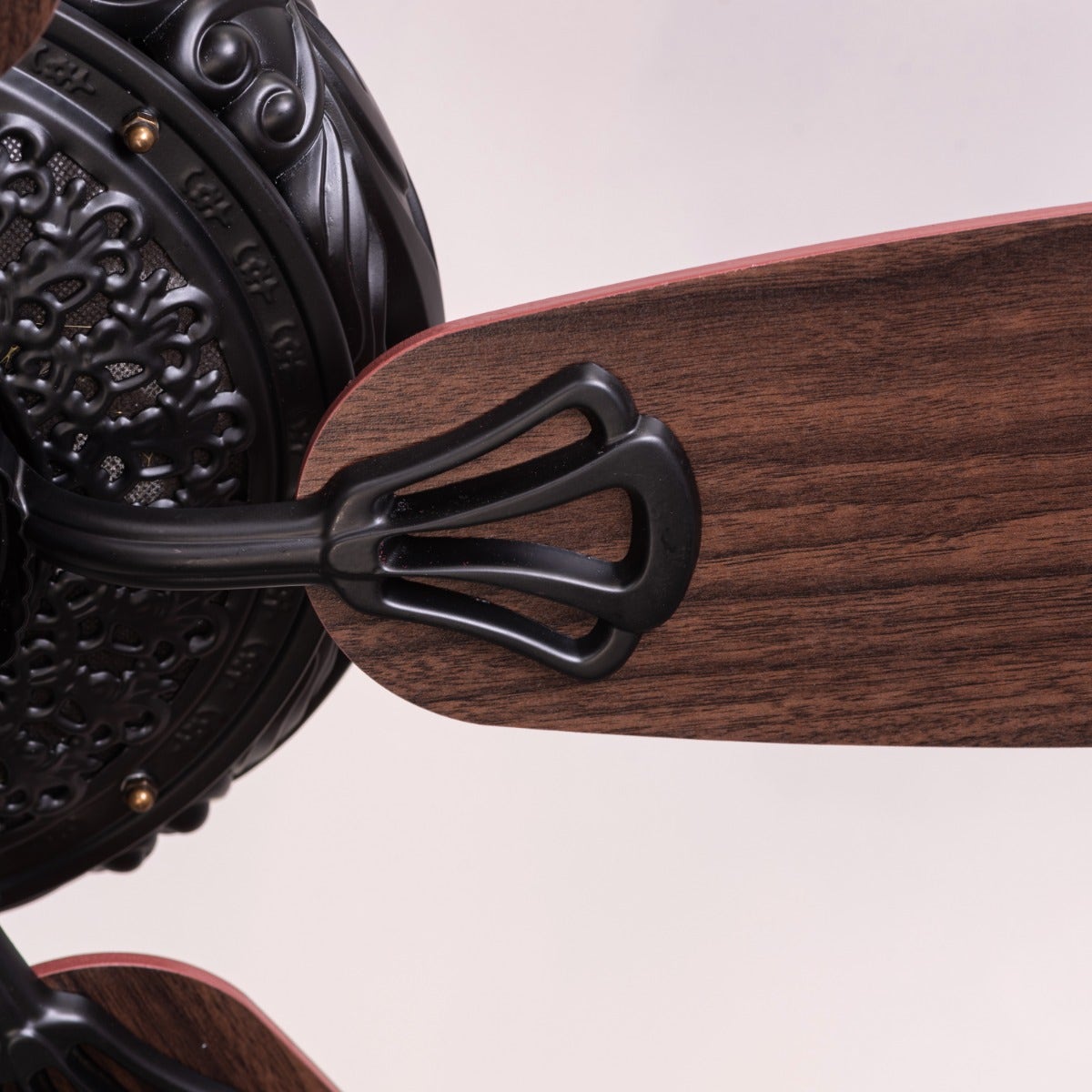 Big Sur (132 cm Span, Black Finish Metal Body, Teak Wood Finish Solid Wooden Blades) With Remote Control Ceiling Fan