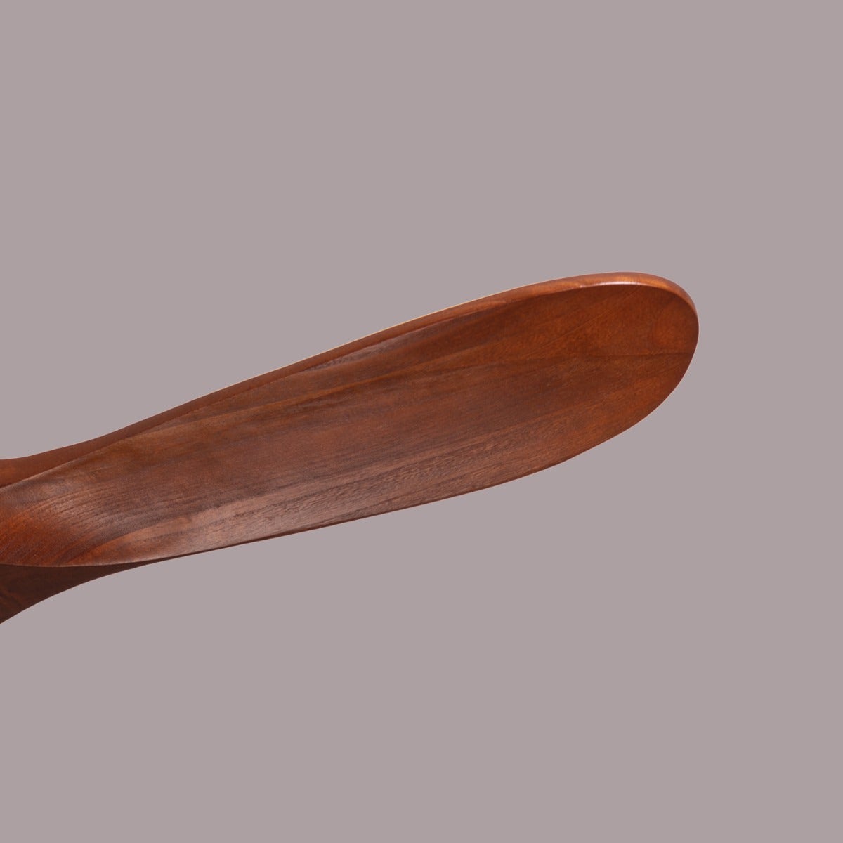 Tiburon (132 cm Span, Grey Finish Metal Body, Teakwood Finish Wooden Blades) Ceiling Fan