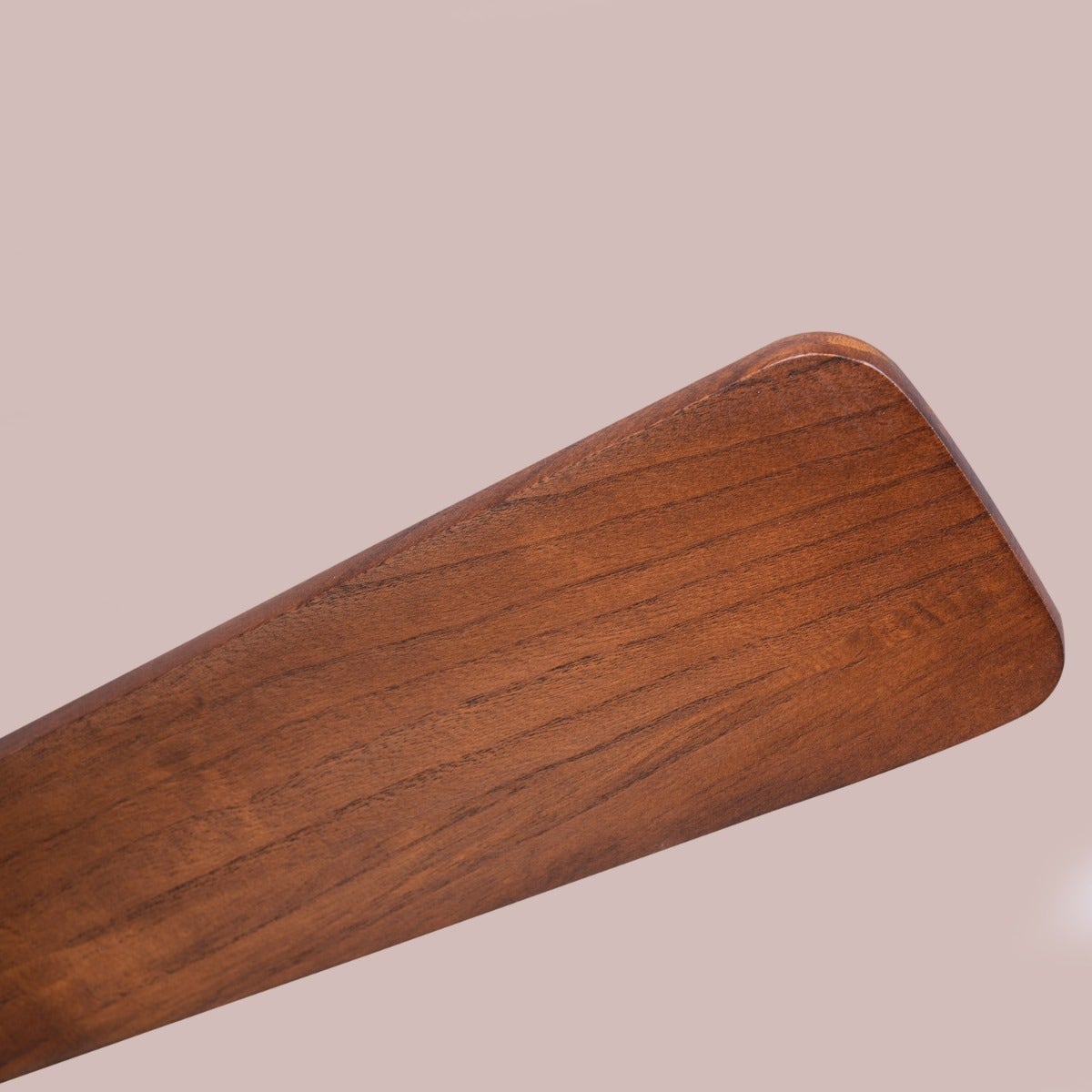 Kensington (137 cm Span, Black Finish Metal Body, Walnut Finish Solid Wood Blades) Ceiling Fan