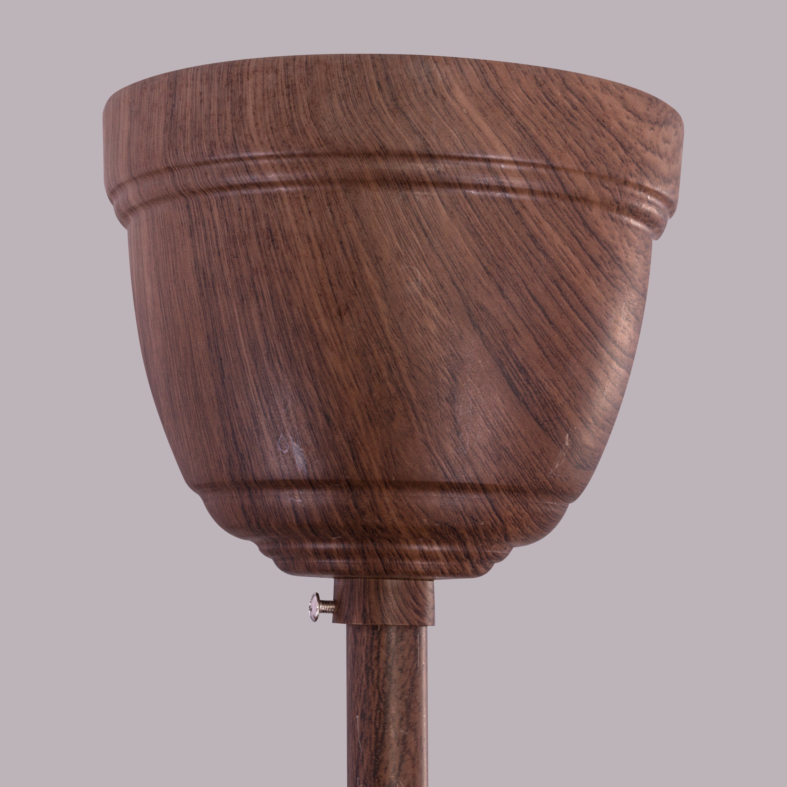 Revisited (152 cm Span, Walnut Finish Metal Body, Walnut Finish ABS Blades) Dimmable LED With Remote Control Ceiling Fan