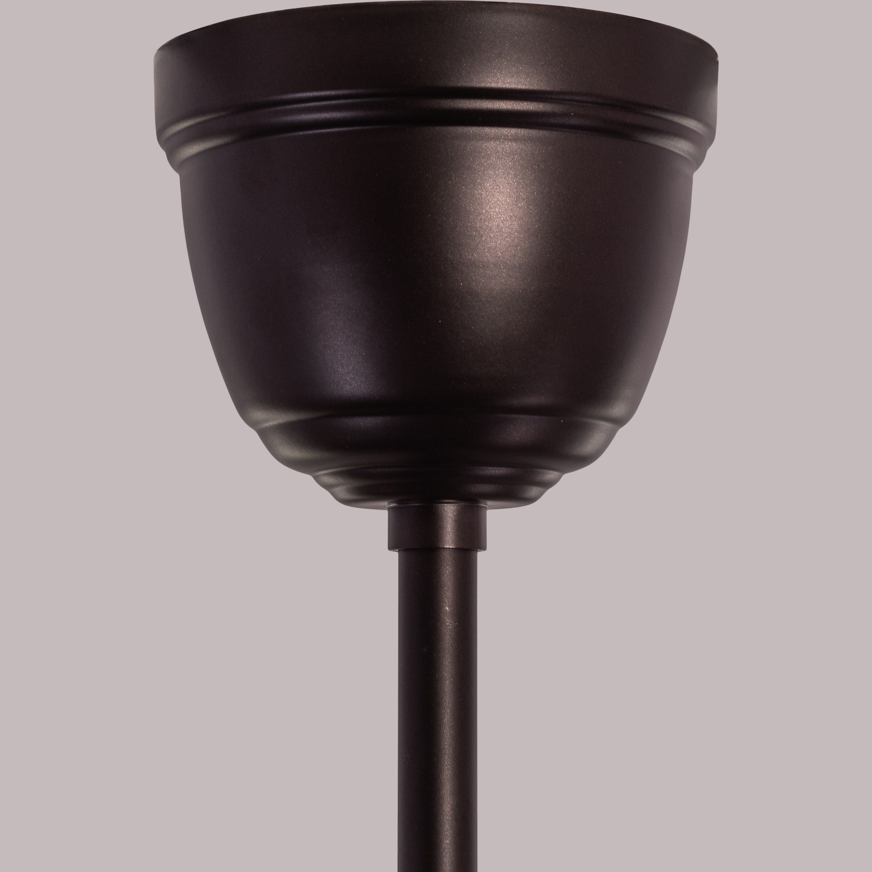 Devil's Advocate (132 cm Span, Black Metal Body, Black Finish Solid Wood) Designer Ceiling Fan