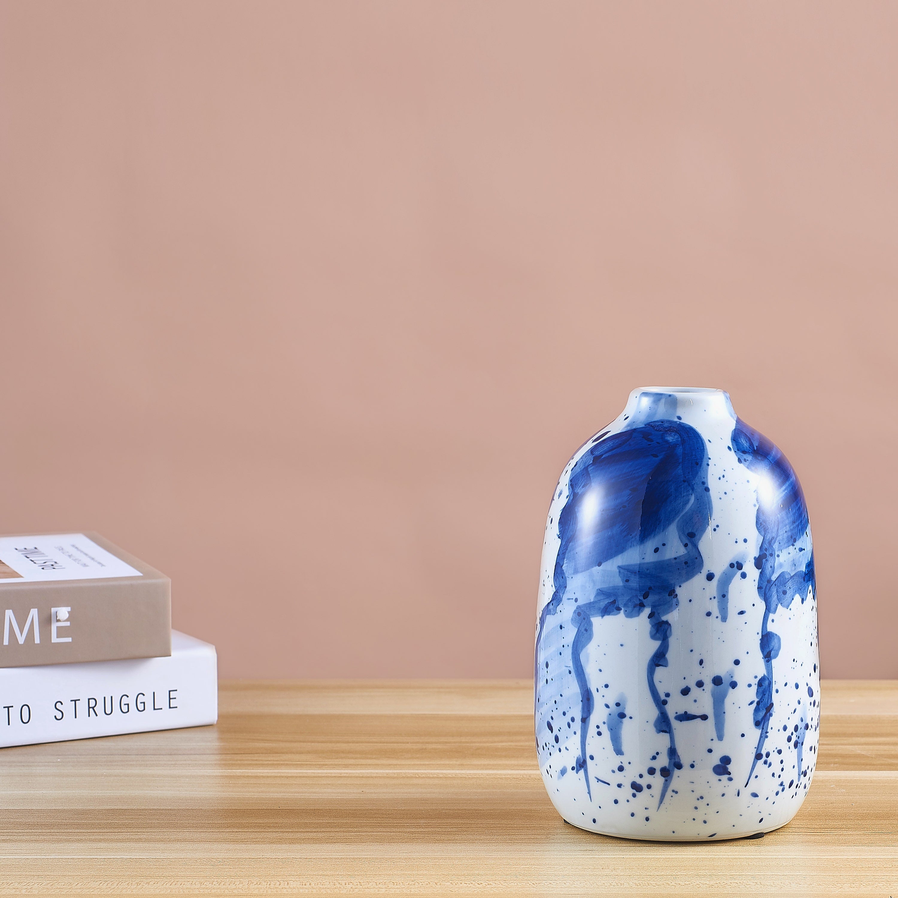 Day At The Beach (White/Blue) Ceramic