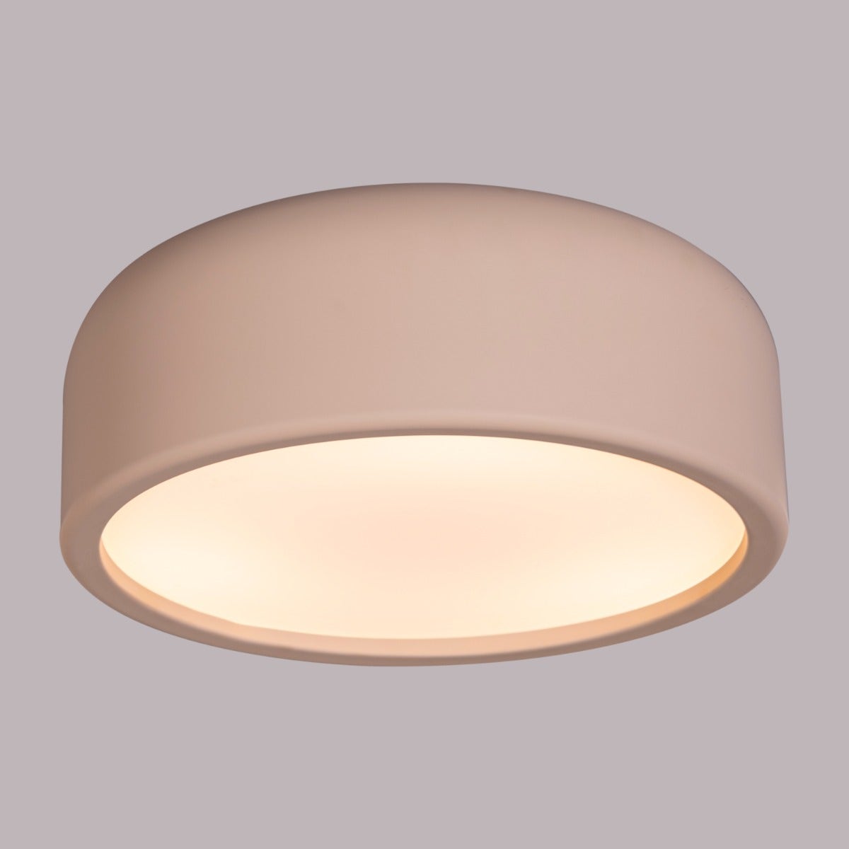 Artistic (19", Khakhi, Smart LED) Ceiling Light (3 Smart LED Bulbs Included)