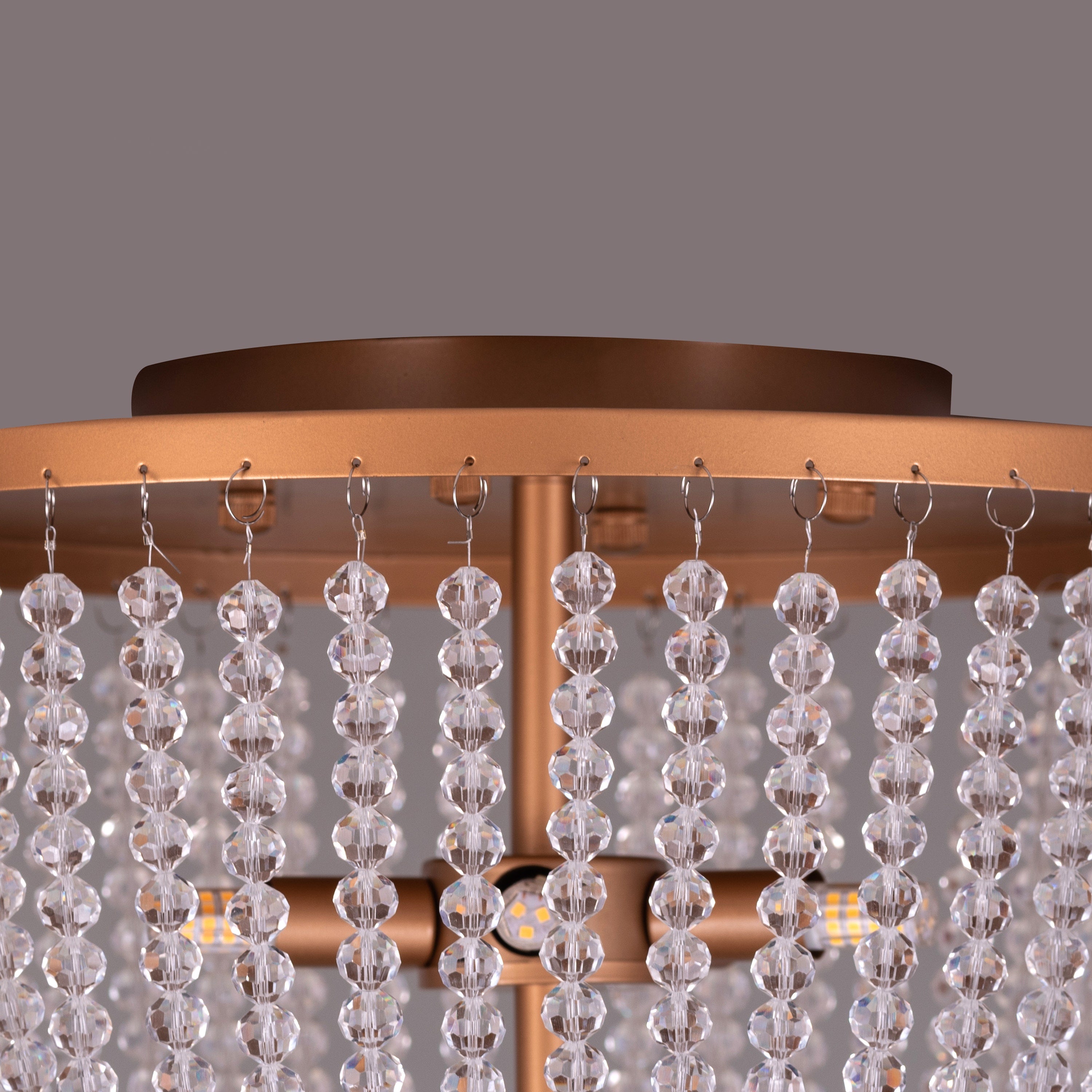Embraced (Gold) Crystal Ceiling Light