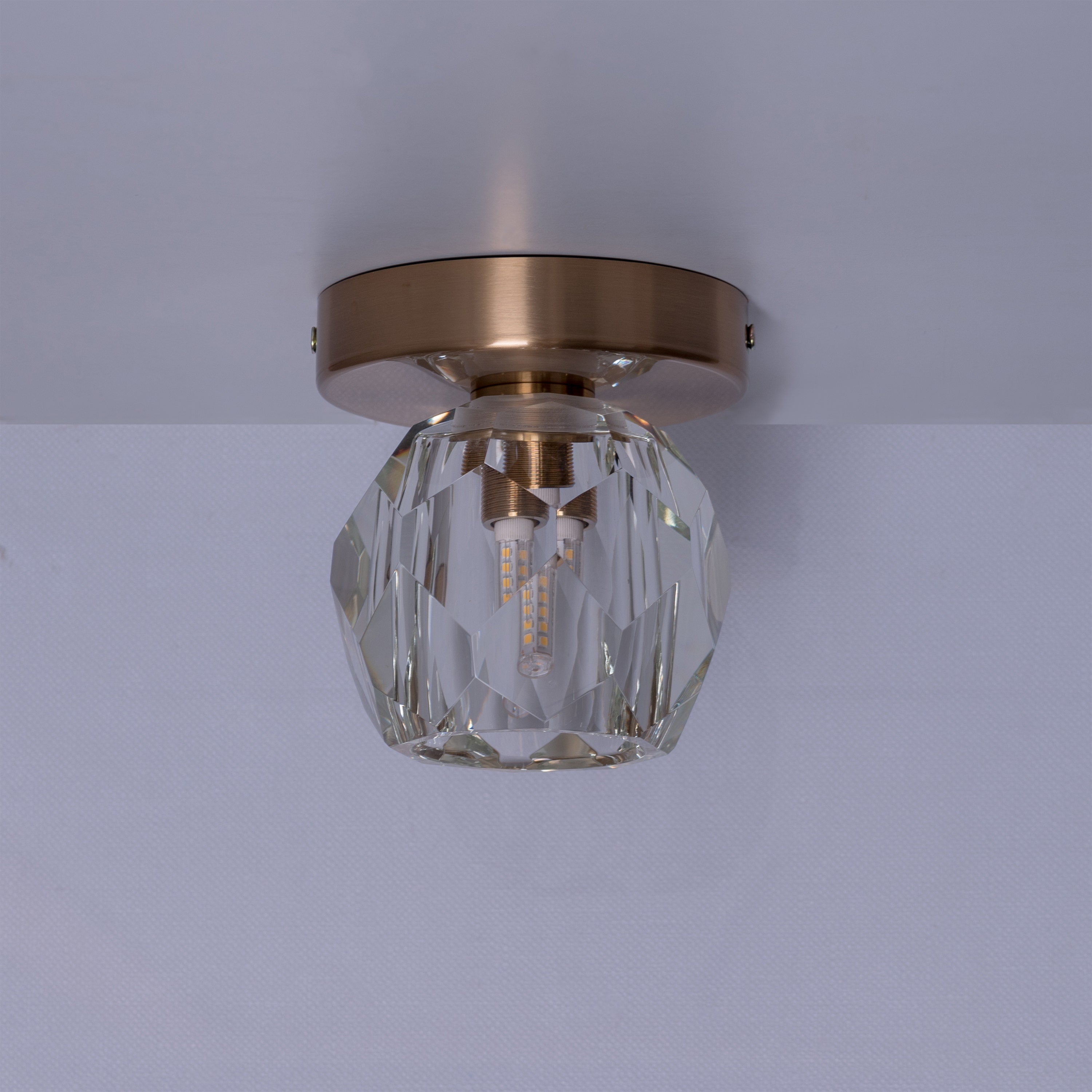 White Diamond (Gold) Ceiling Light