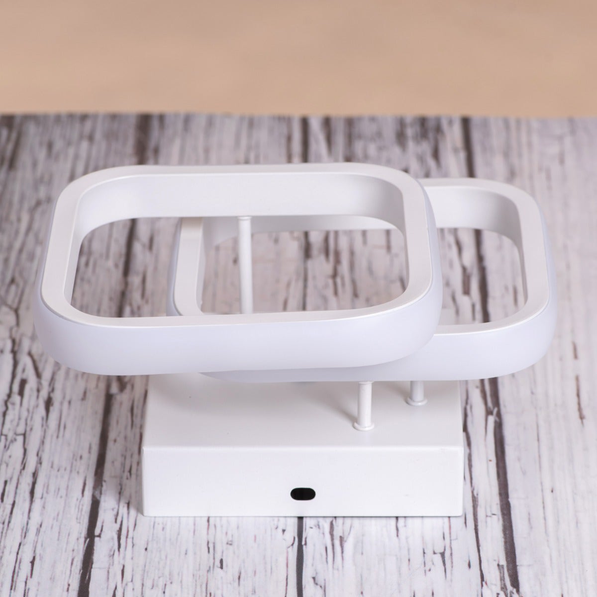 Light The Way (Square, White, 3 Color Dimmable LED with Remote Control) Ceiling Light