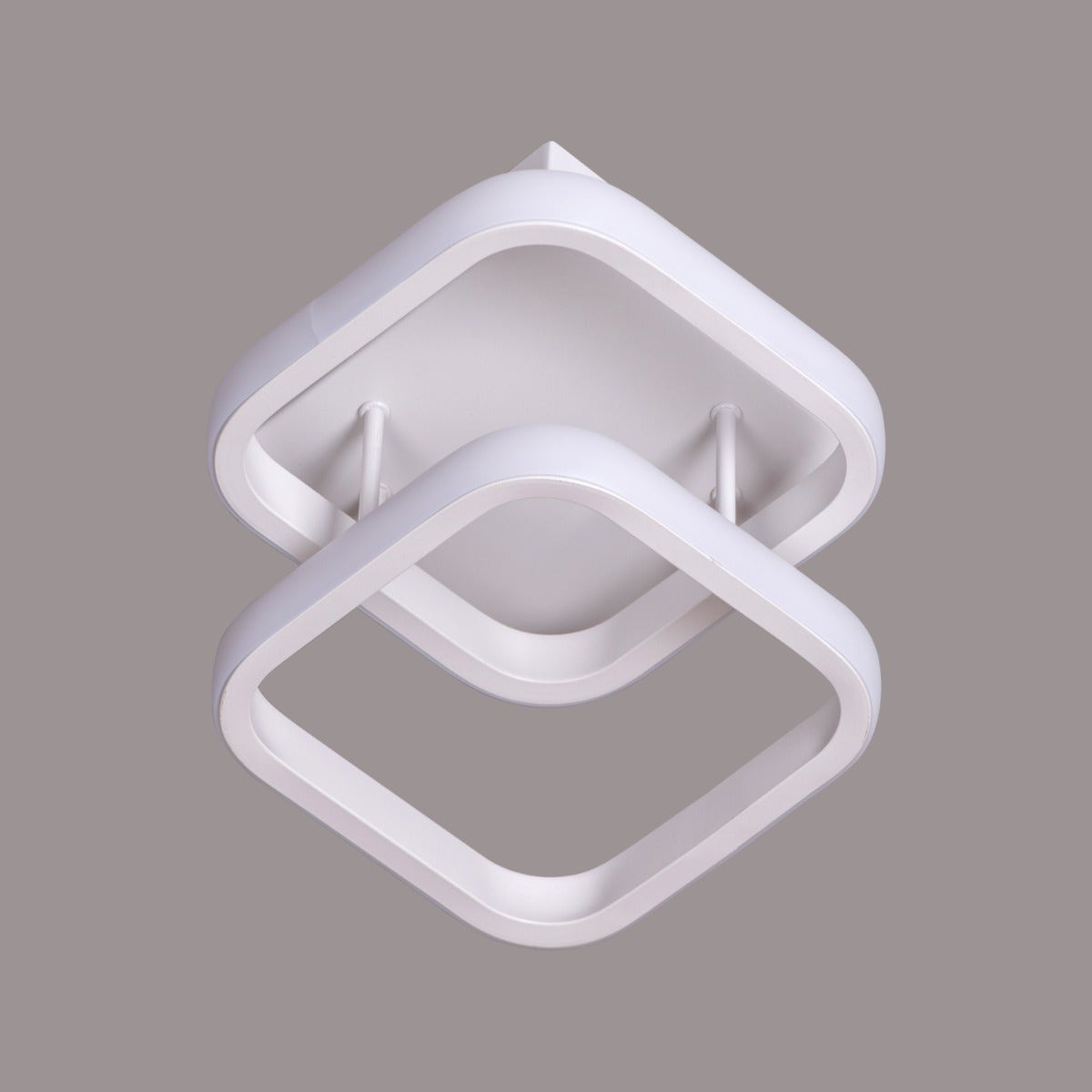 Light The Way (Square, White, 3 Color Dimmable LED with Remote Control) Ceiling Light