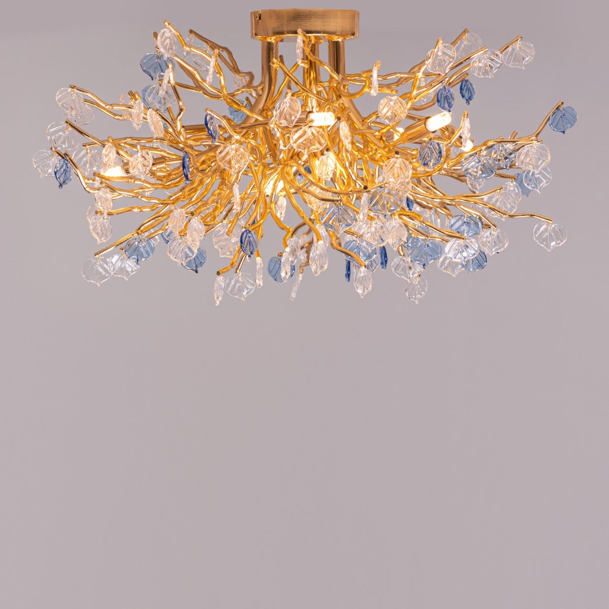 Yacht Life (Gold) Crystal Ceiling Light