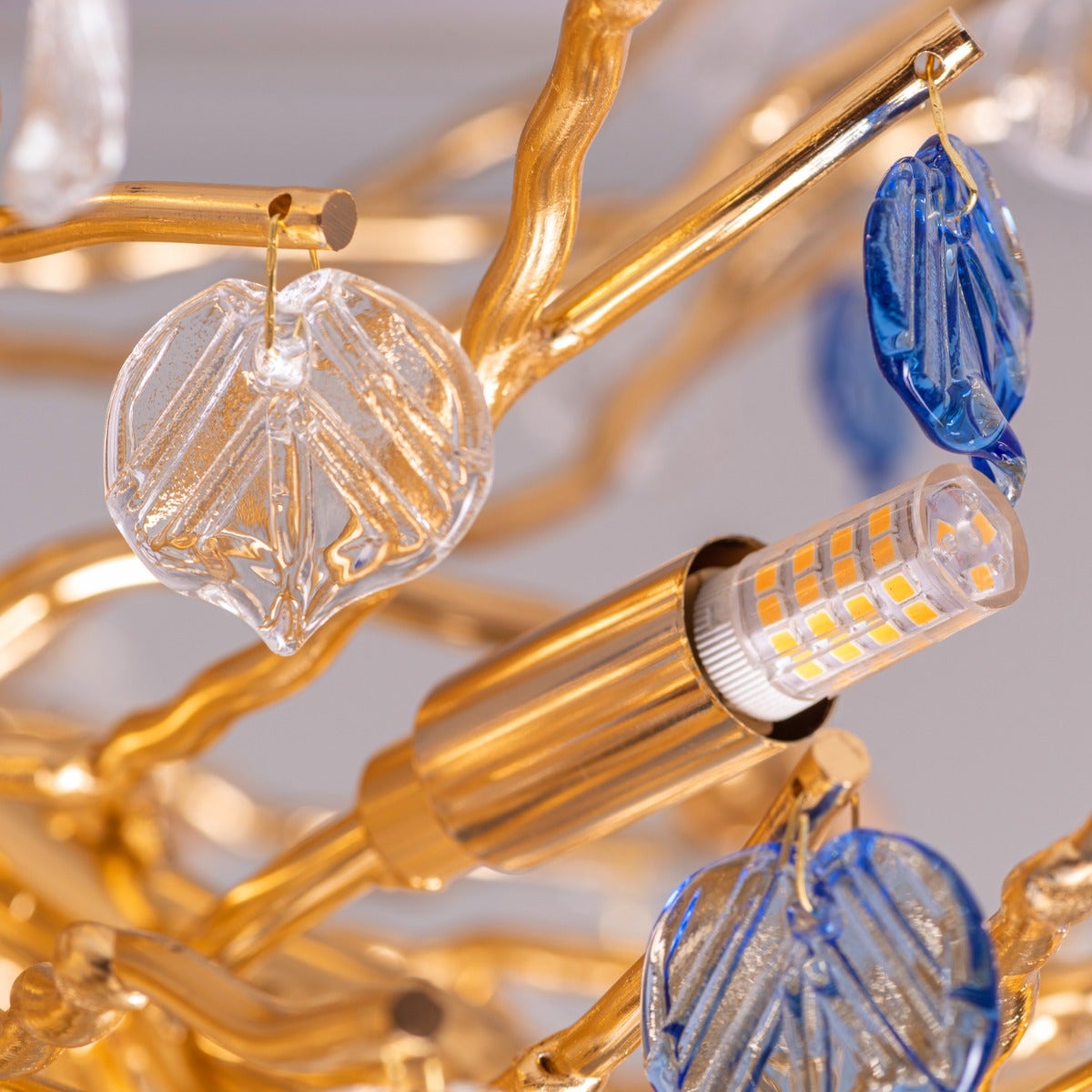 Yacht Life (Gold) Crystal Ceiling Light