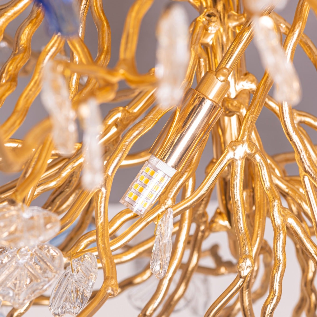 Yacht Life (Gold) Crystal Ceiling Light