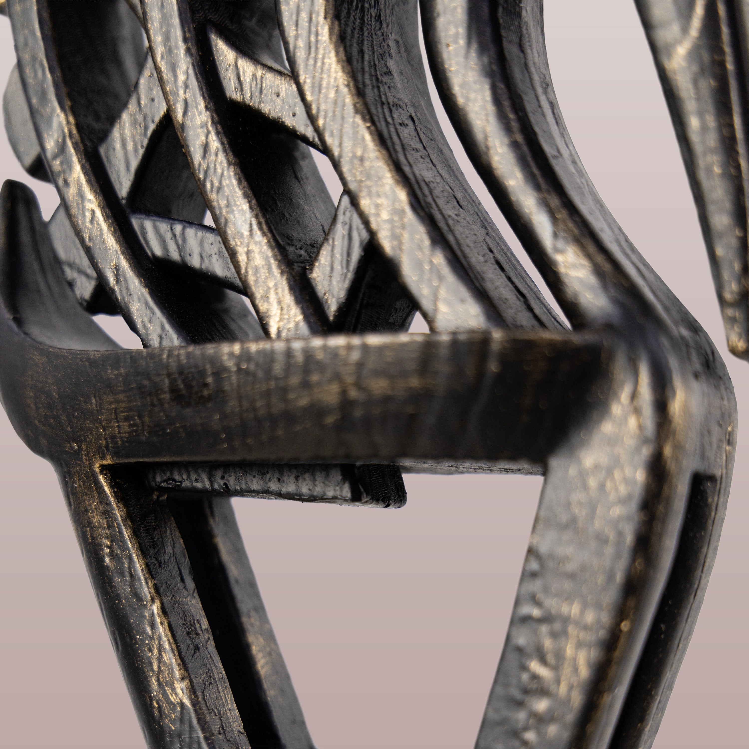Sculpted Solace (Black) Home Decor