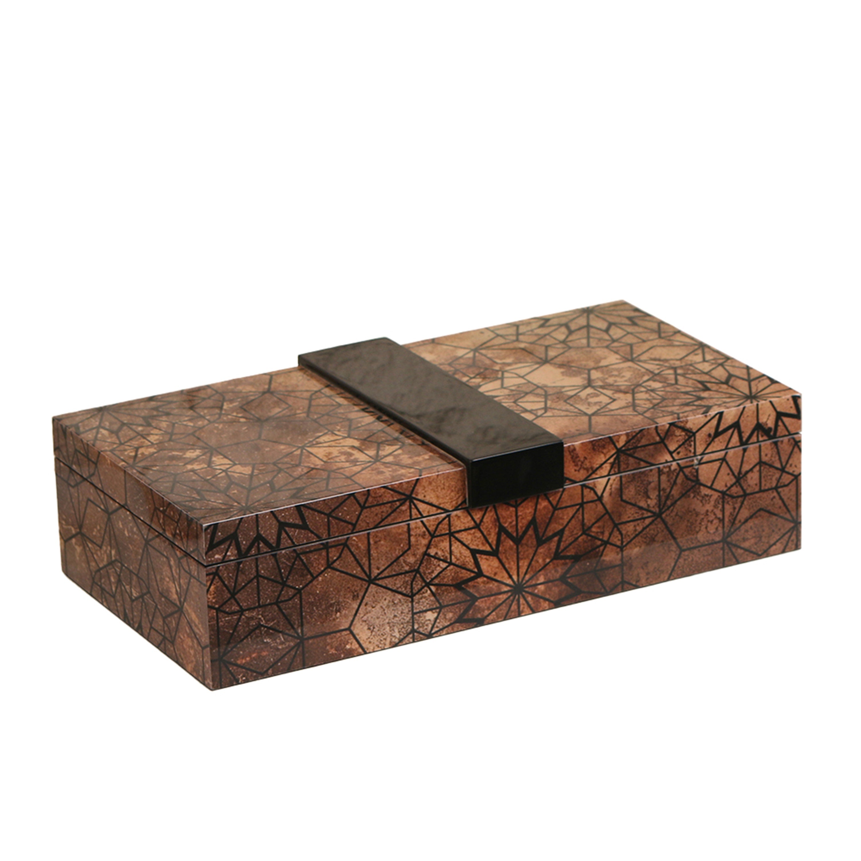 The Bound Geometry (Brown) Home Decor