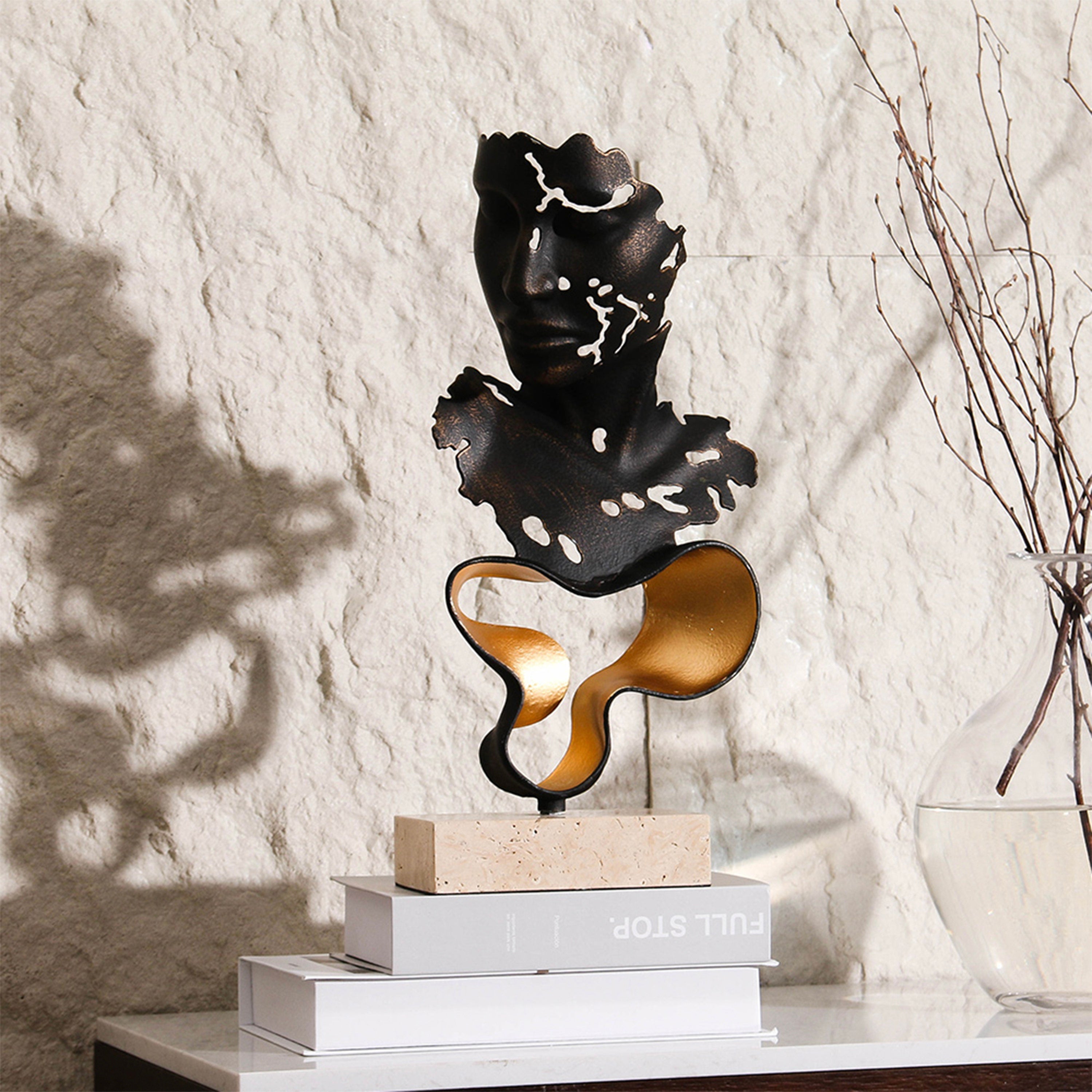 Golden Fracture Home Decor