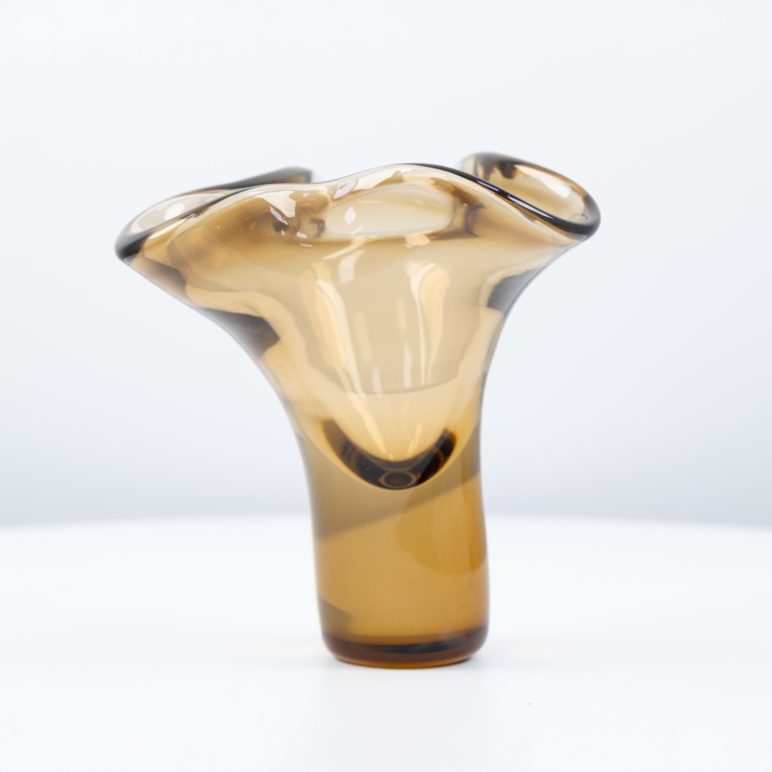 Topazelle (Amber,Medium) Glass Vase