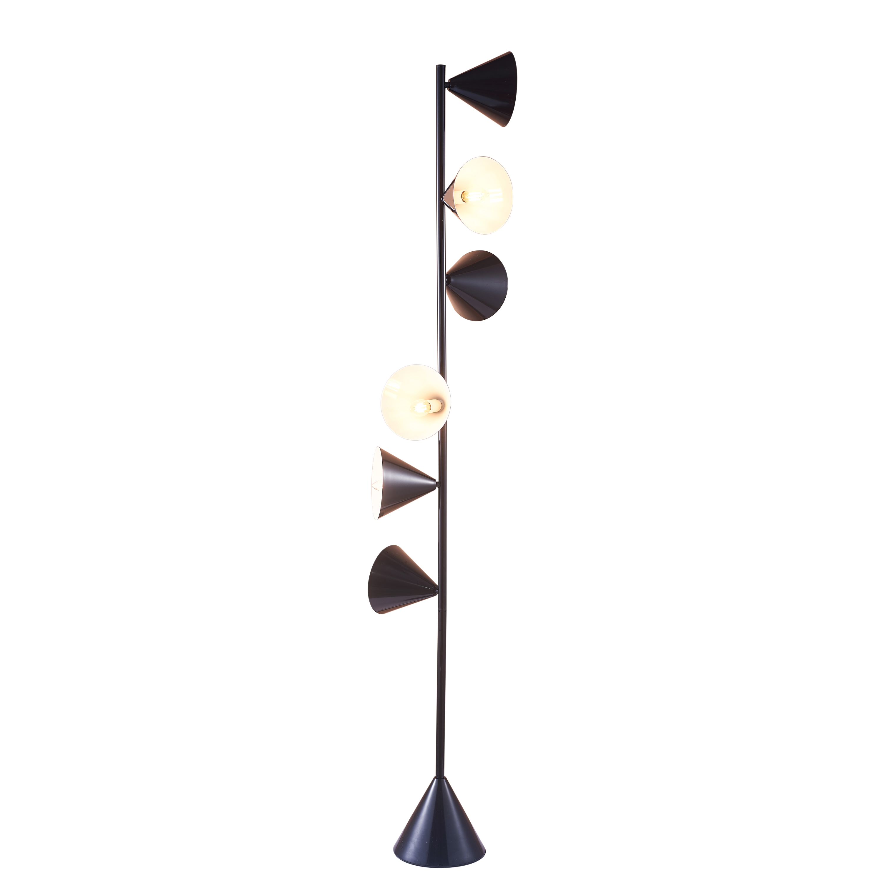 Two's Company (Black) Floor Lamp