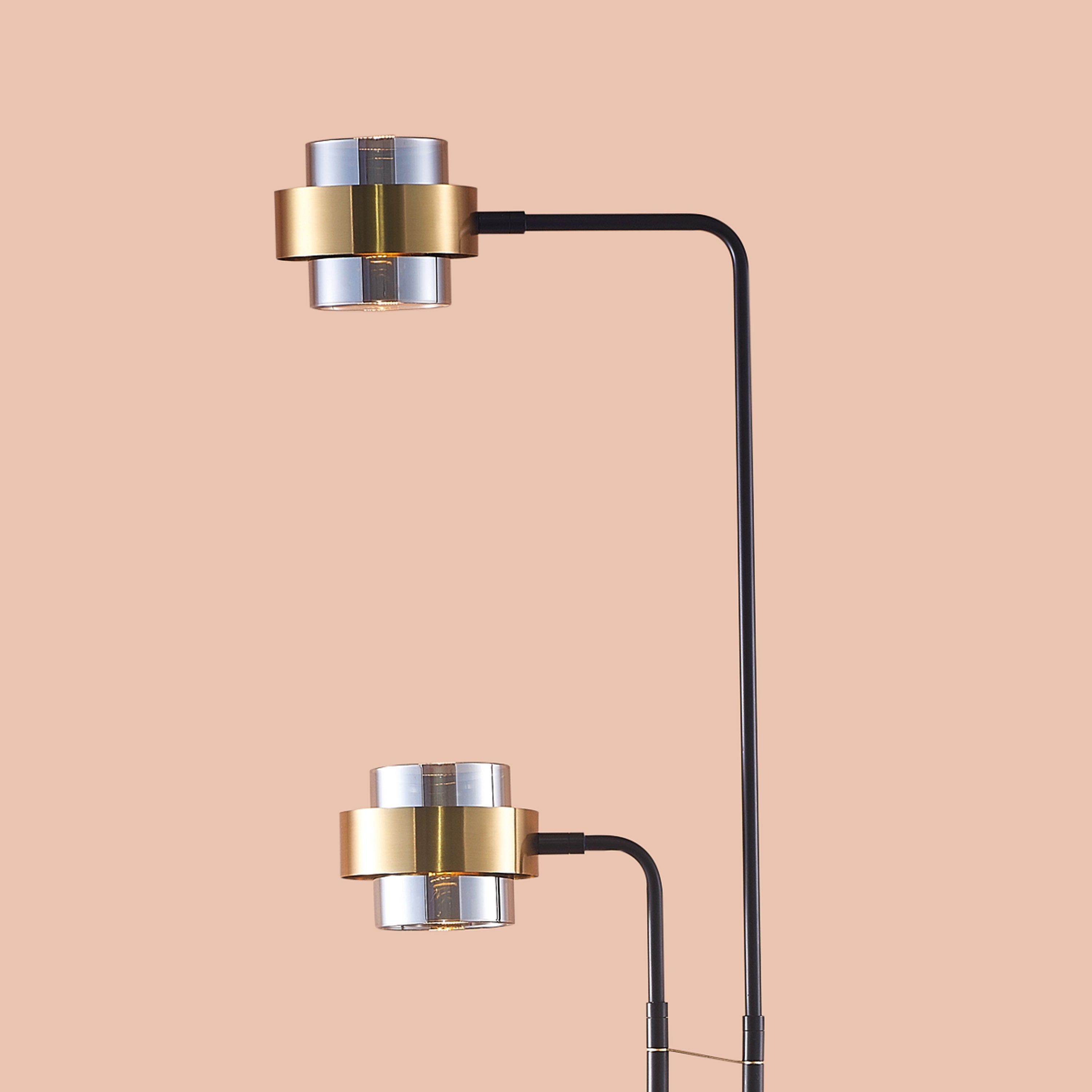 Dumb It Down (Black) Floor Lamp