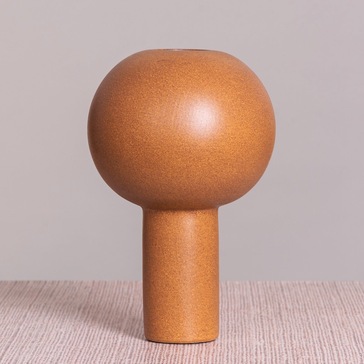 Based On (Yellow Ochre) Ceramic Vase