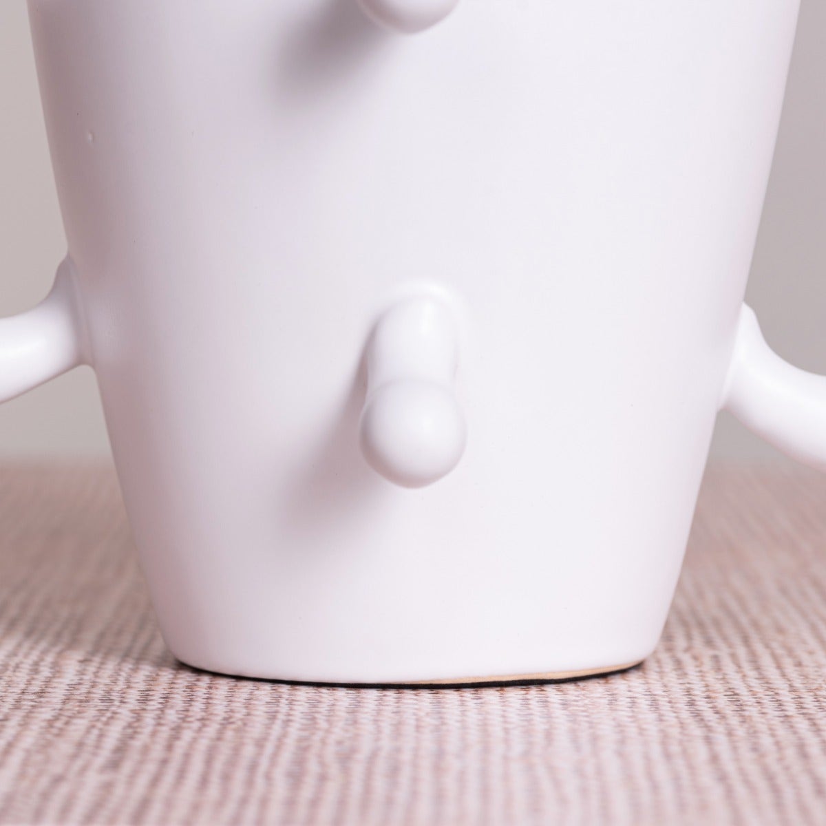 Desert Drive (White) Ceramic Vase