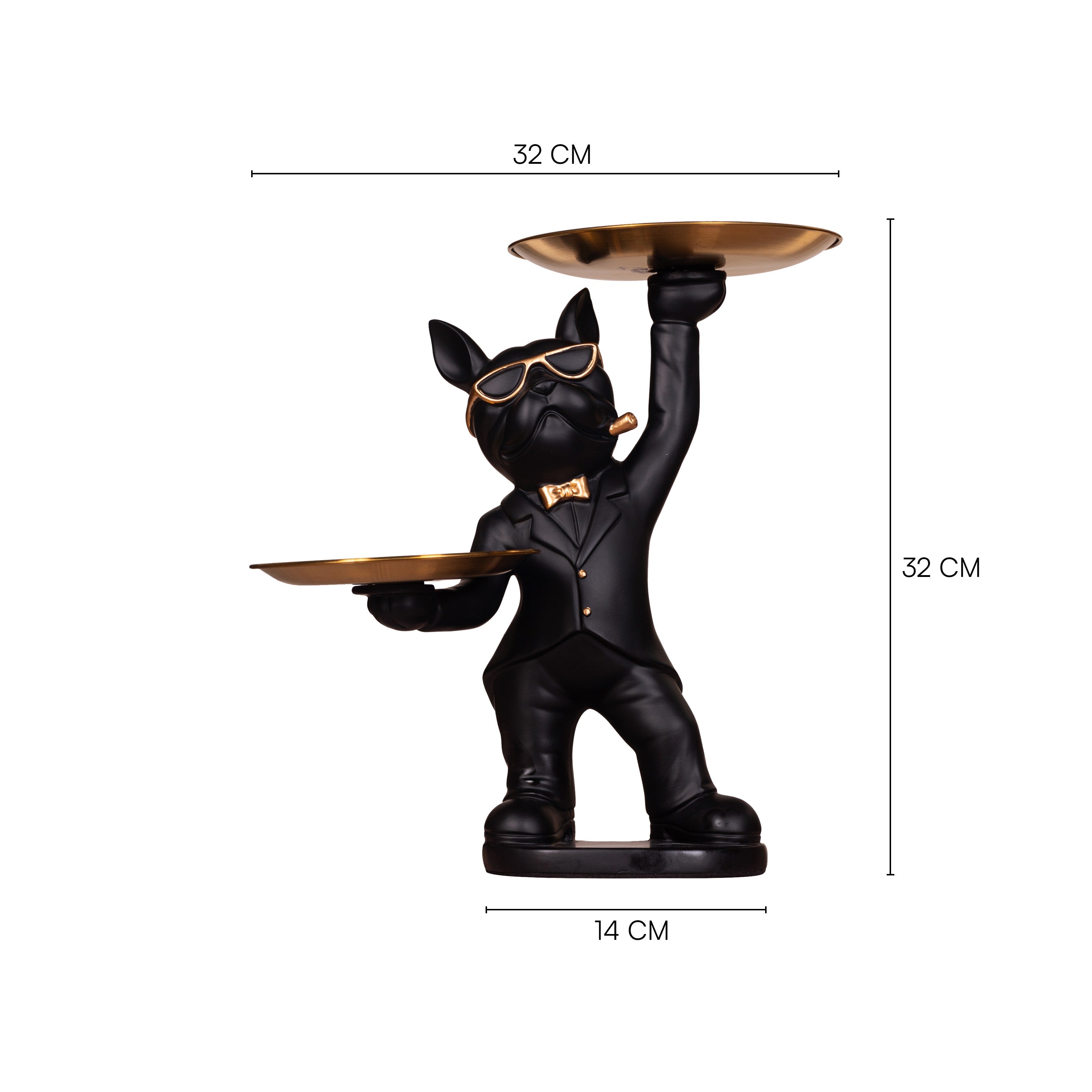 Rodeo Romeo (Black, Gold) Home Decor Tray