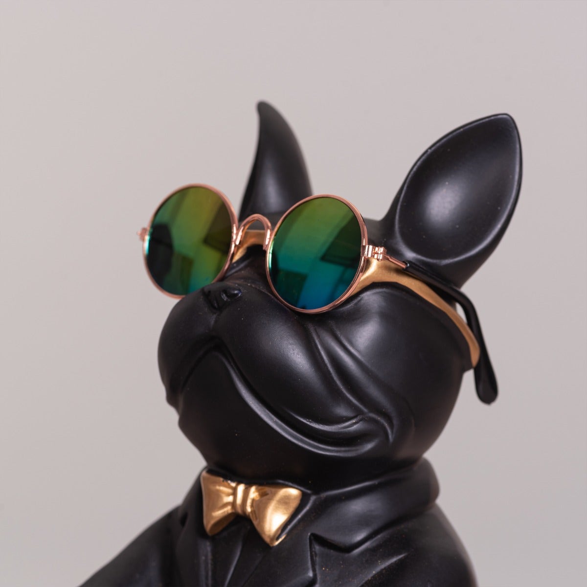 At your Service (Black, Gold) Home Decor Tray