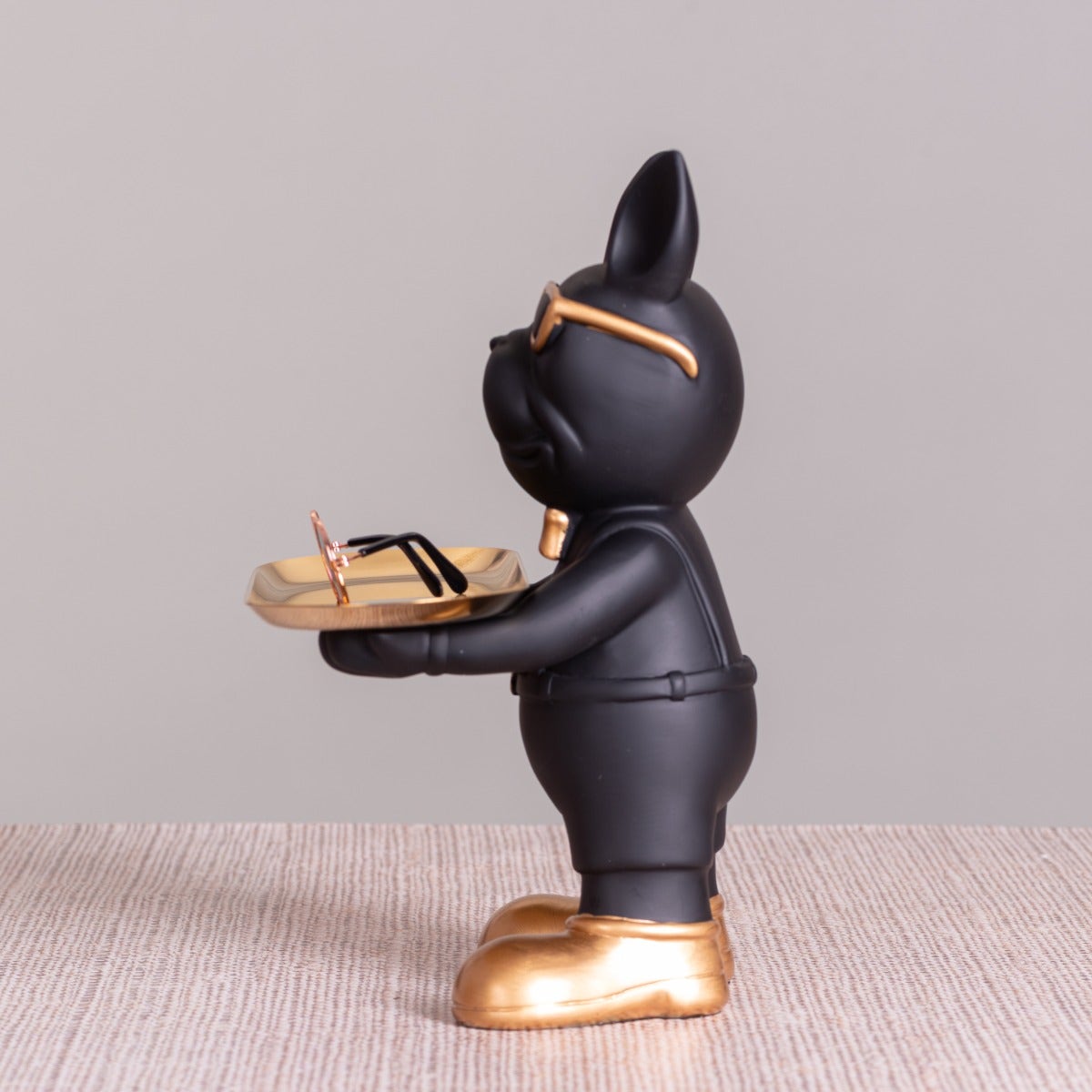 Swag Life (Black, Gold) Home Decor Tray