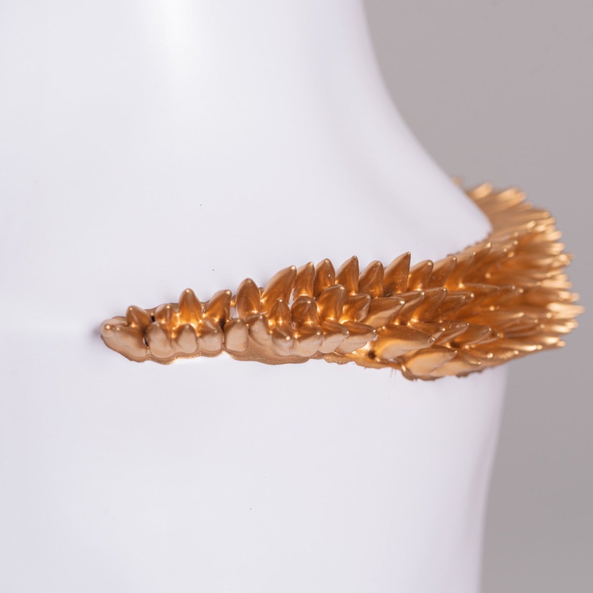 Care To Dare (White/ Gold) Ceramic Vase