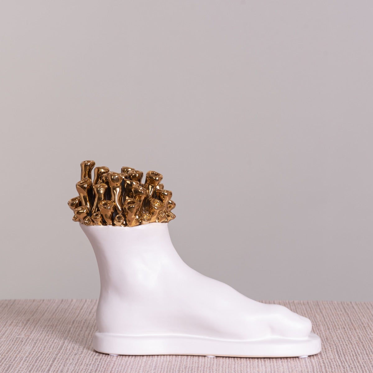 Perfect Pair (Gold/ White) Ceramic Home Decor