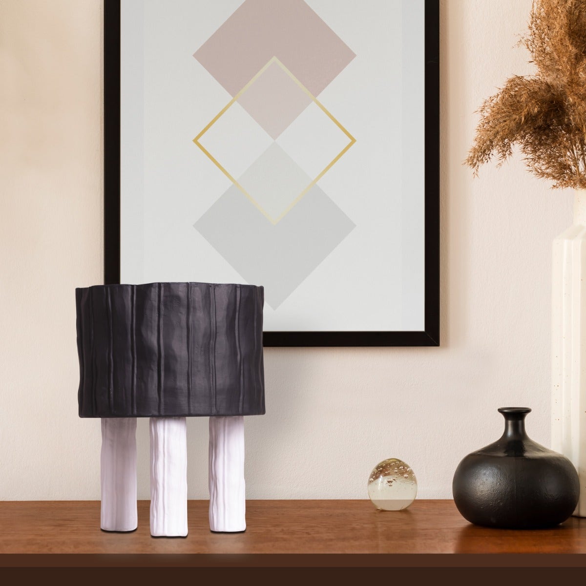 Take Me Down (Black/ White) Ceramic Home Decor