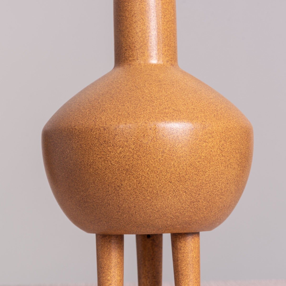 Terra Cotta Heart (Yellow) Ceramic Vase