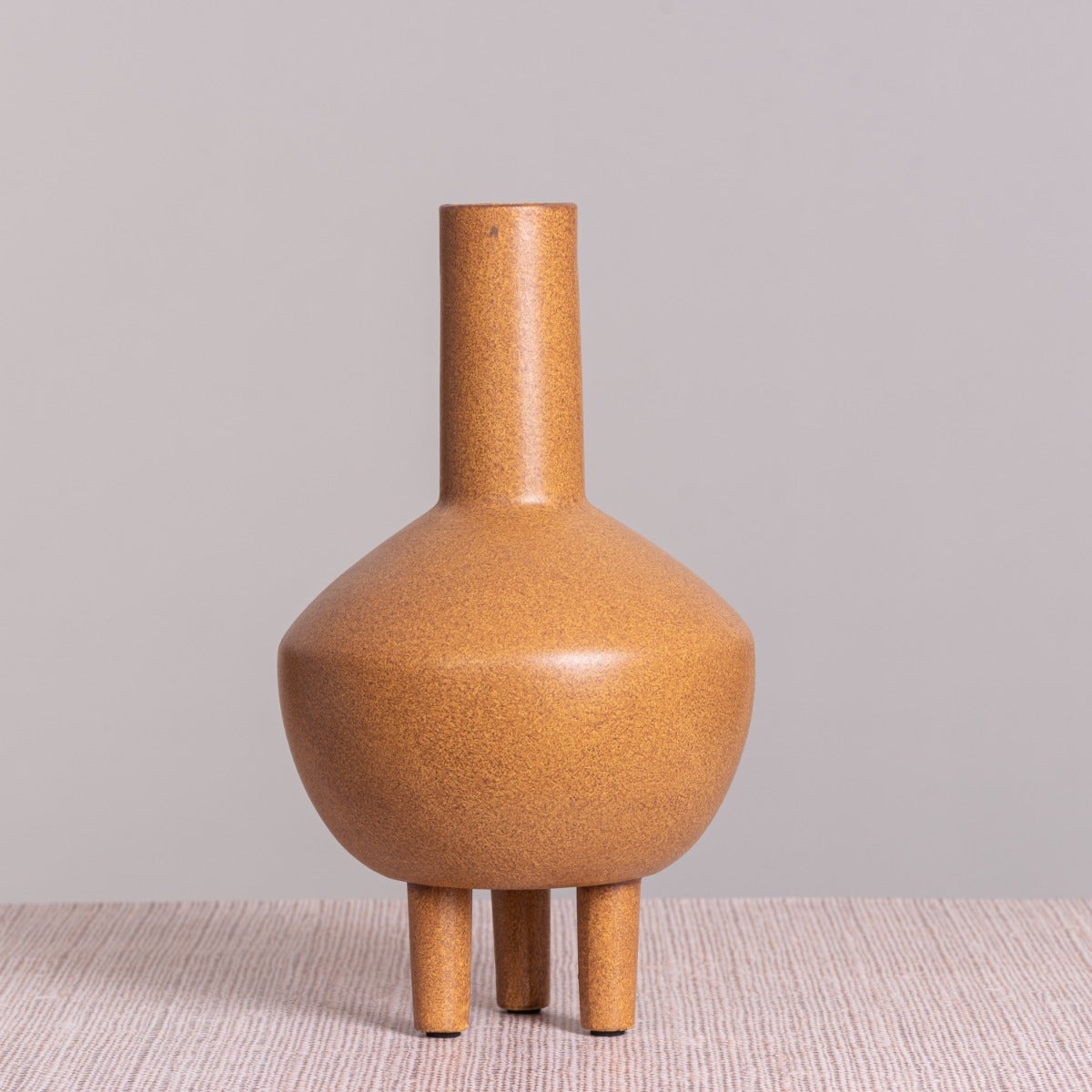 Terra Cotta Heart (Yellow) Ceramic Vase