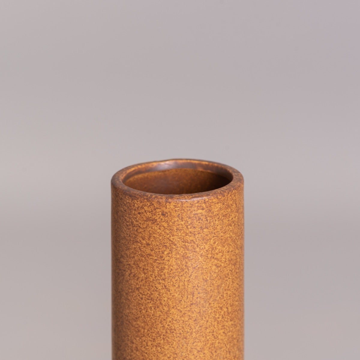 Terra Cotta Heart (Yellow) Ceramic Vase