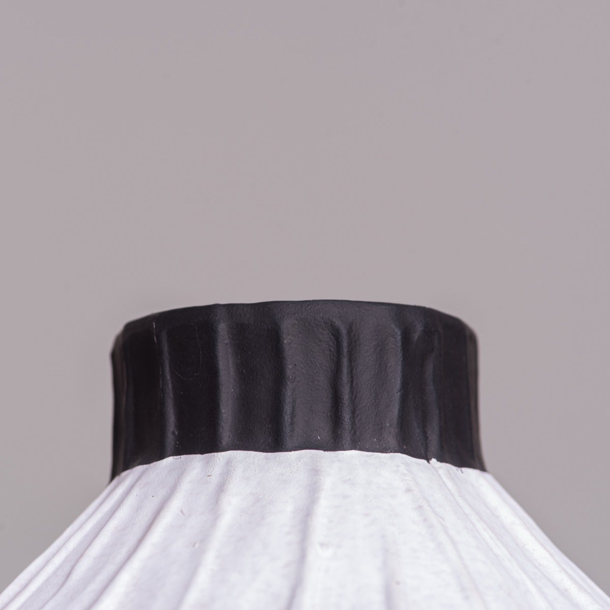 Island Treasure (White/Black) Ceramic Vase