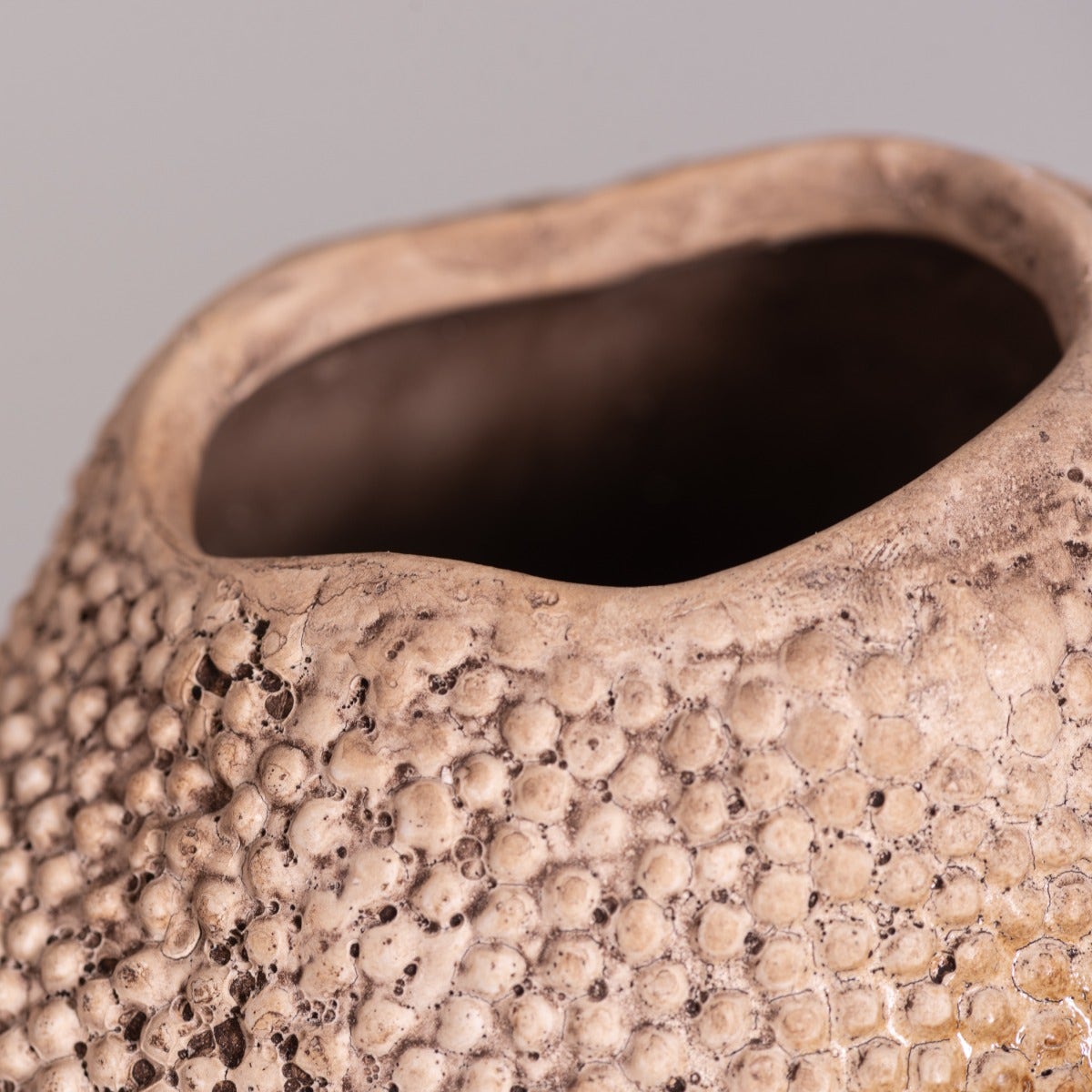Coral Deep (Large, Brown) Ceramic Vase
