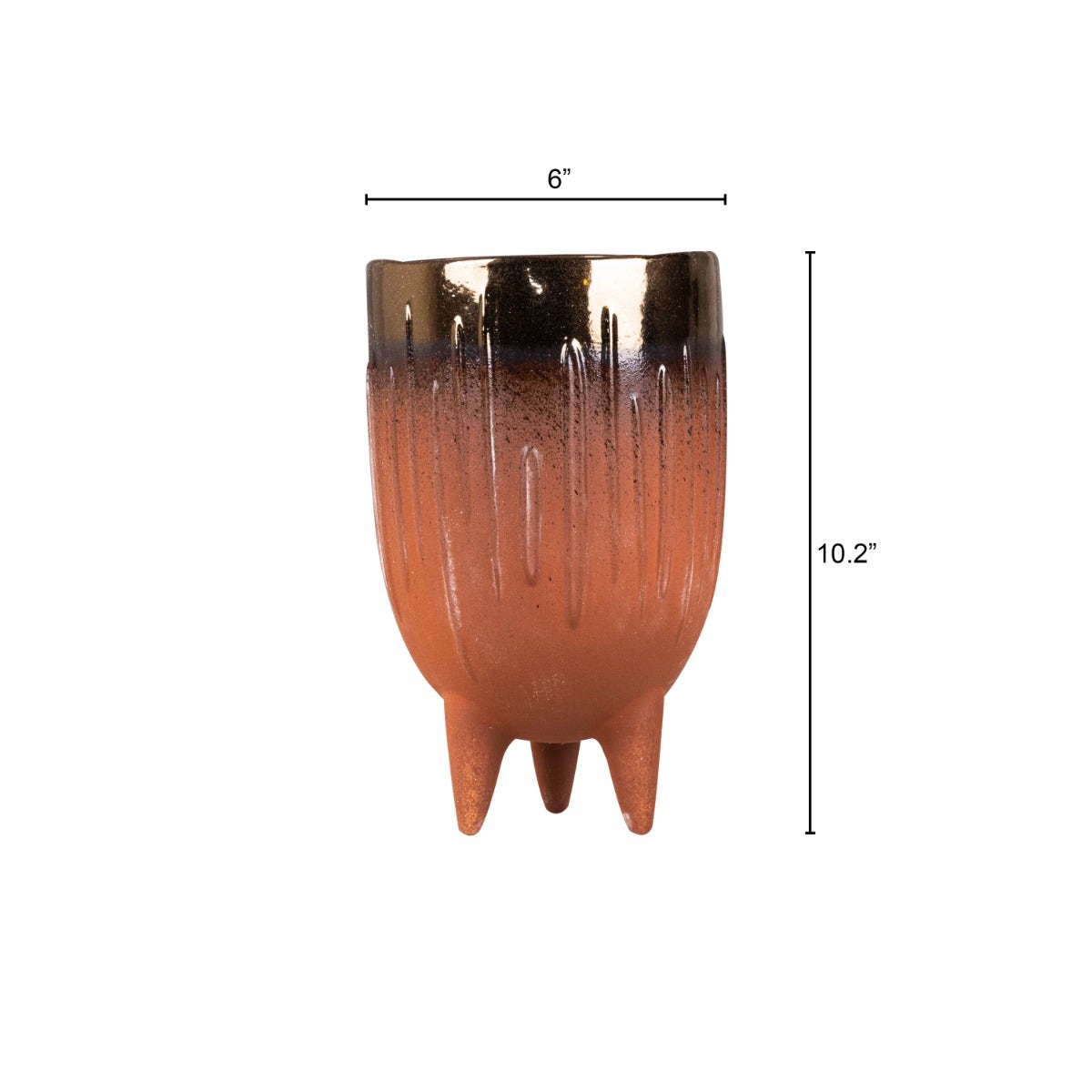 Windy Days (Terracotta) Ceramic Vase