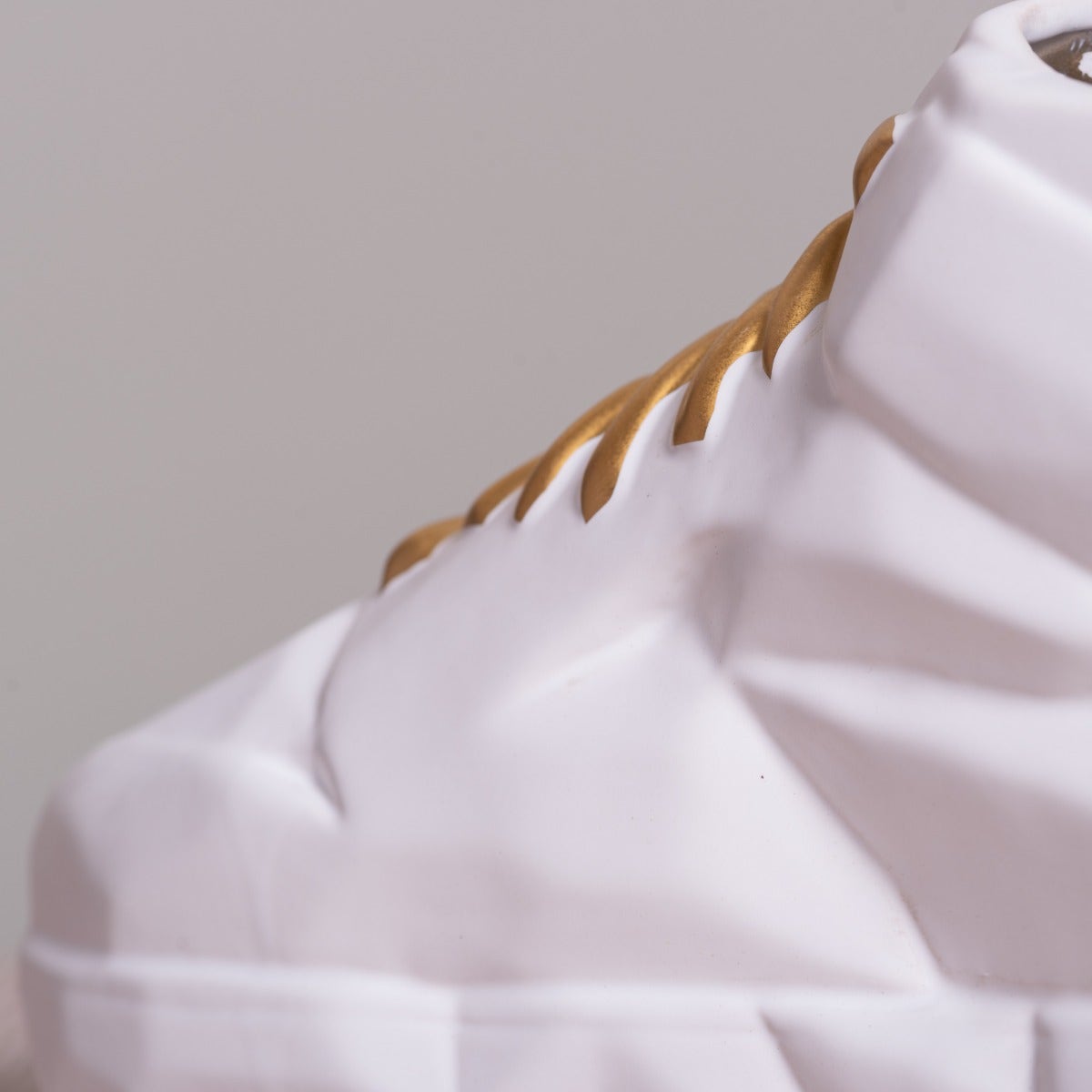 Practice Makes Perfect (White, Gold) Ceramic Home Decor