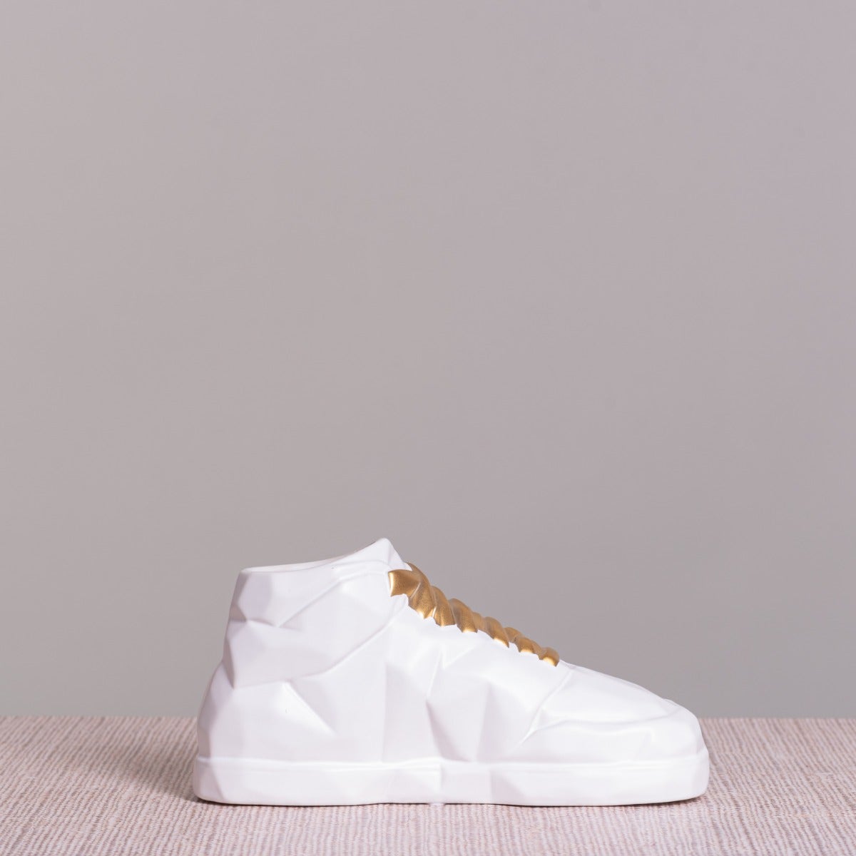 Practice Makes Perfect (White, Gold) Ceramic Home Decor