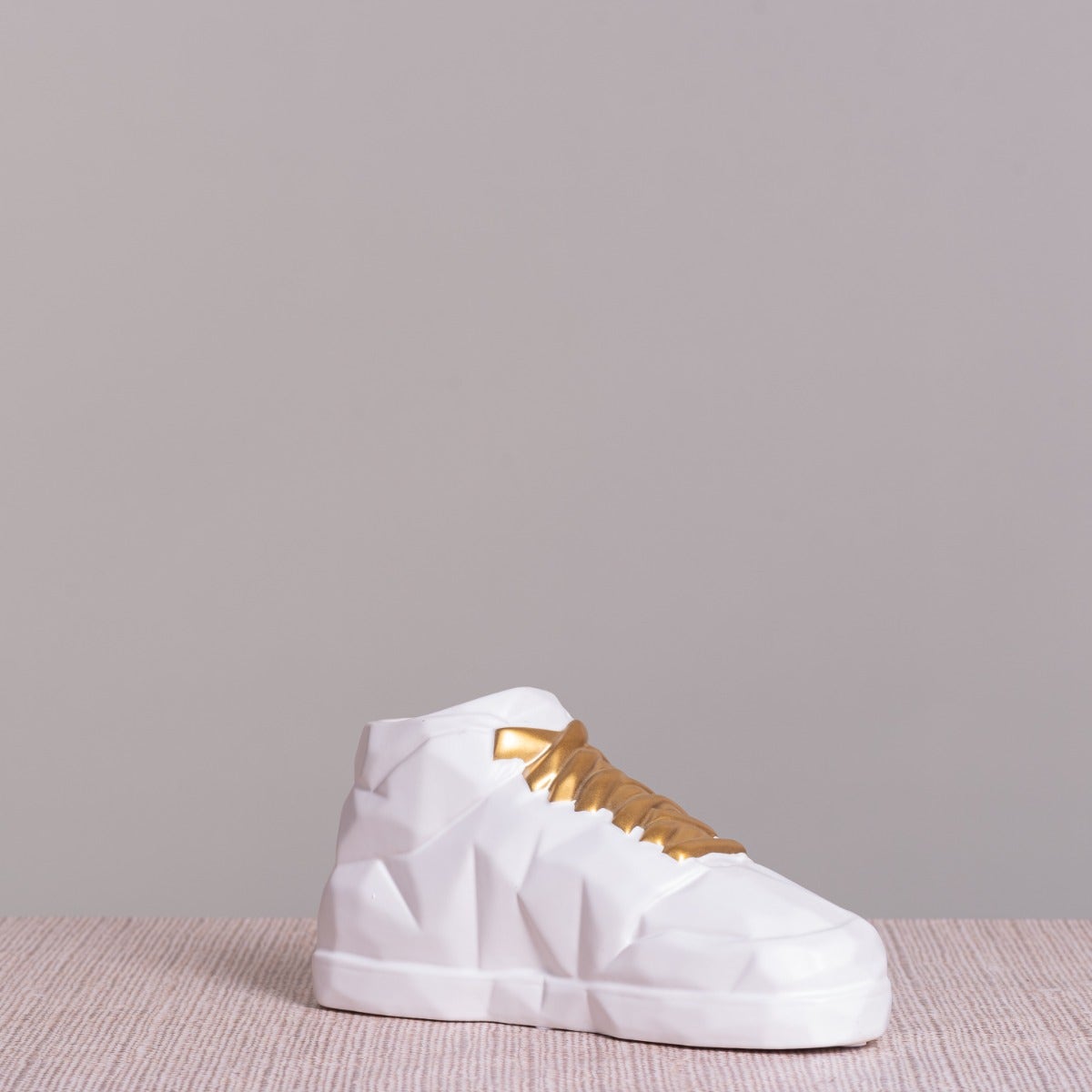 Practice Makes Perfect (White, Gold) Ceramic Home Decor