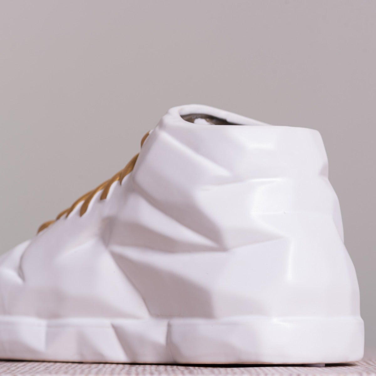 Practice Makes Perfect (White, Gold) Ceramic Home Decor