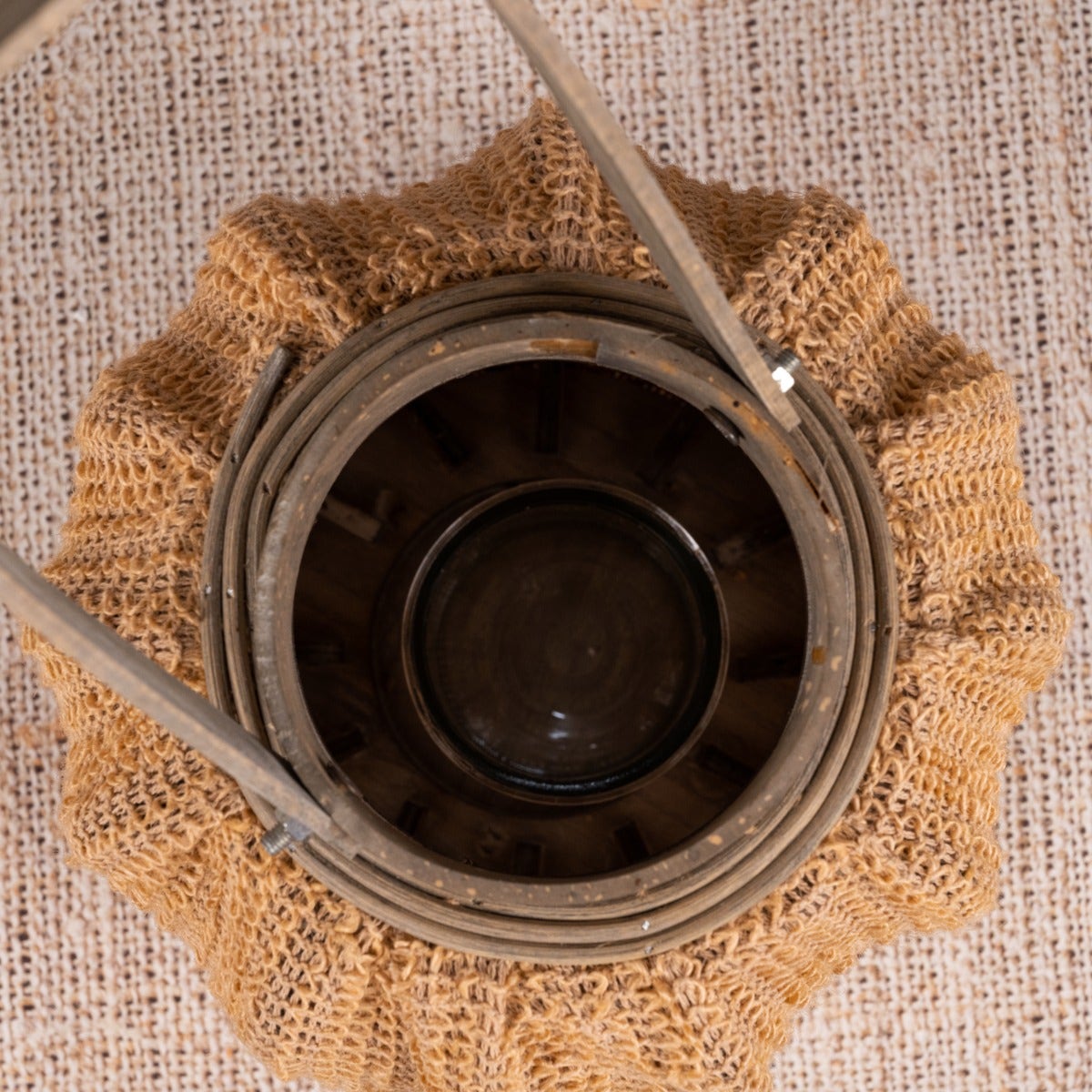 Rattan Rage (Beige) Lanterns (Set of 2)