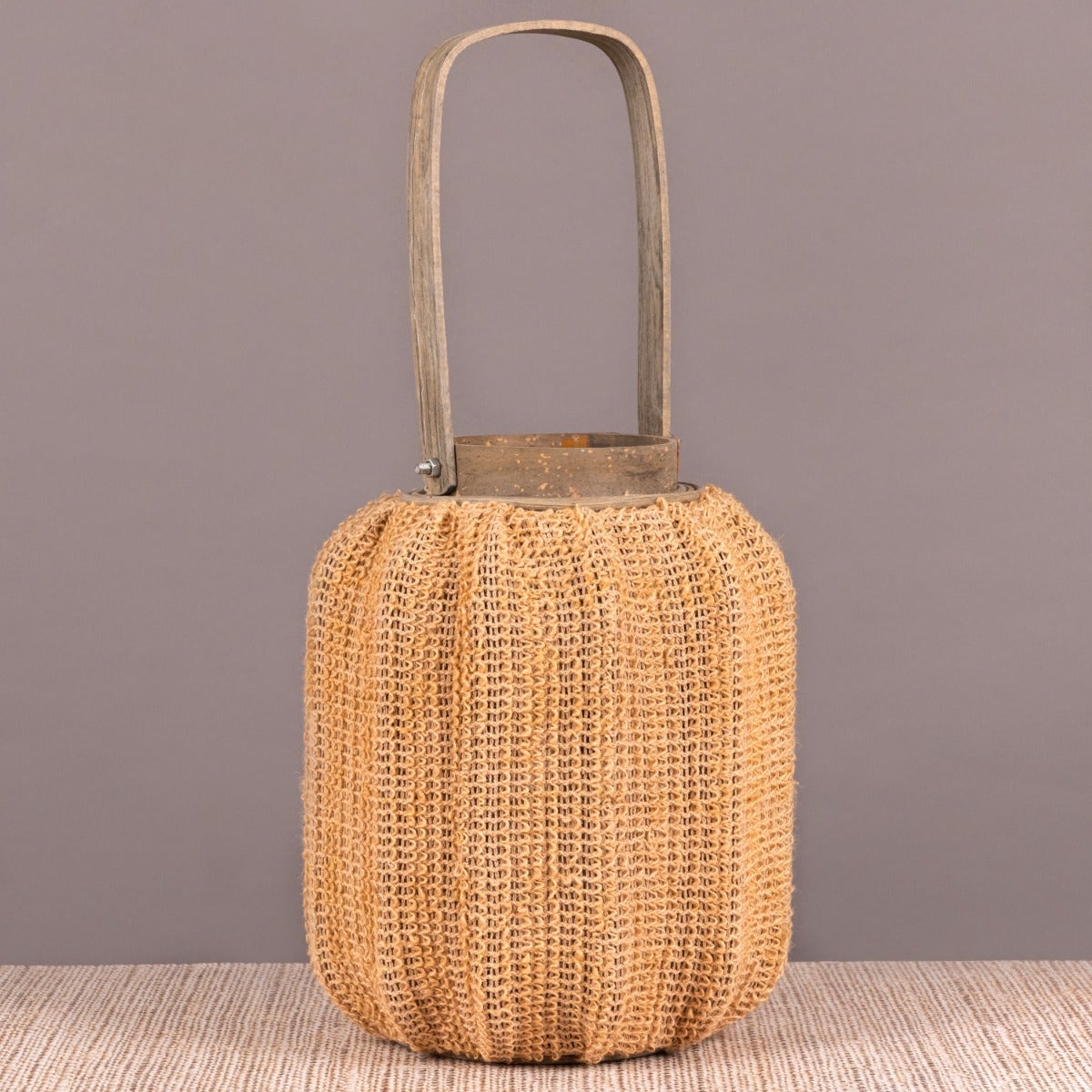 Rattan Rage (Beige) Lanterns (Set of 2)