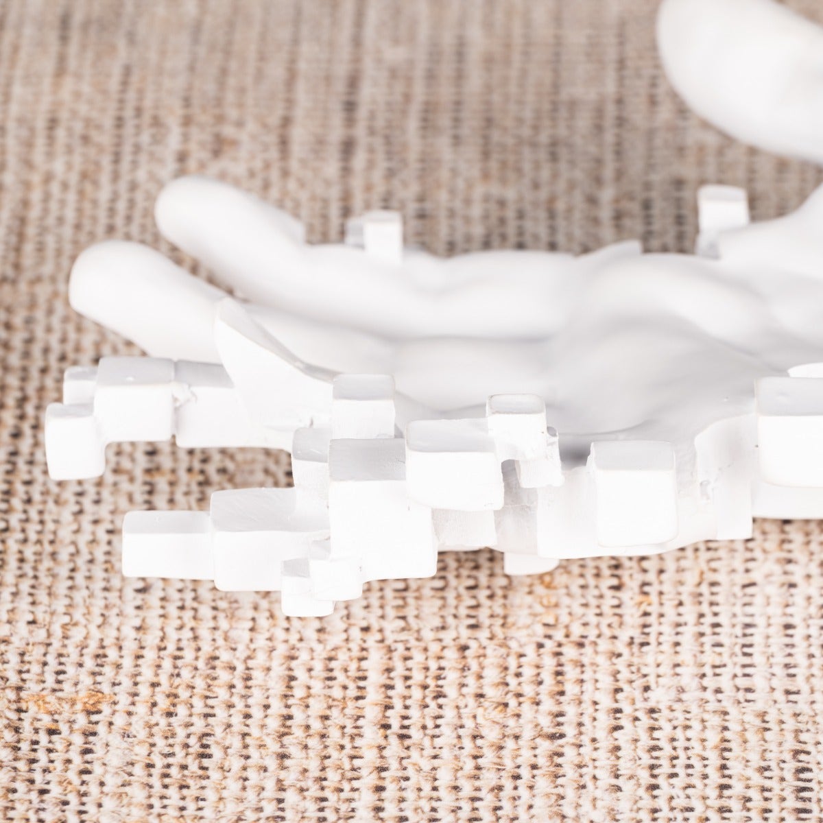 Unlocked (Small, White) Resin  Home Decor