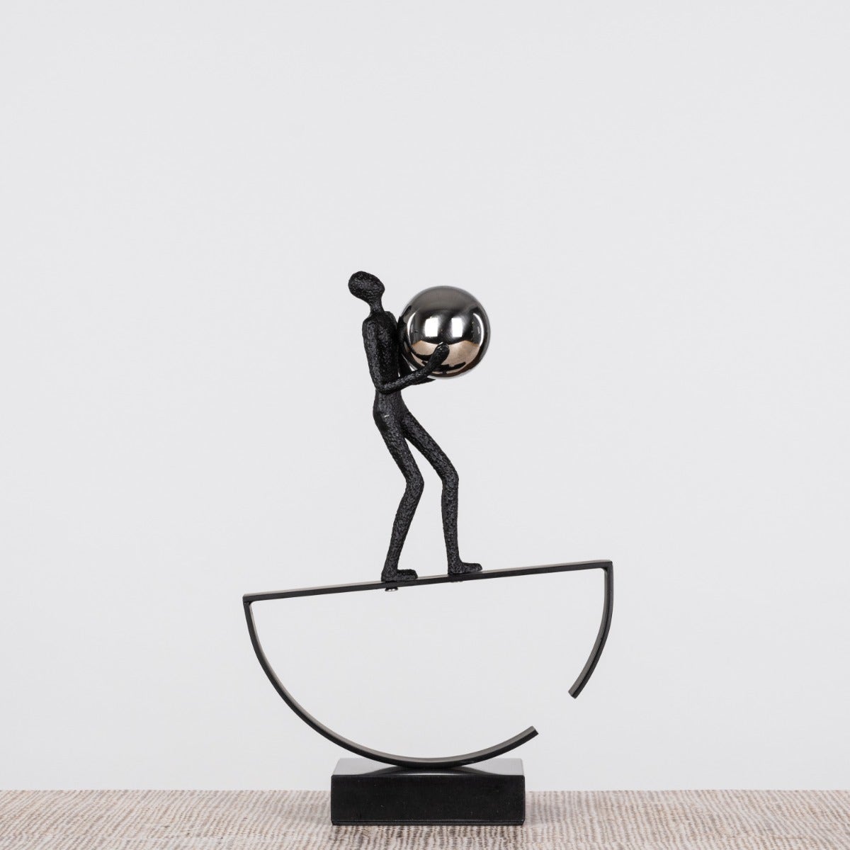 Excess Baggage (Black) Resin-Marble Home Decor