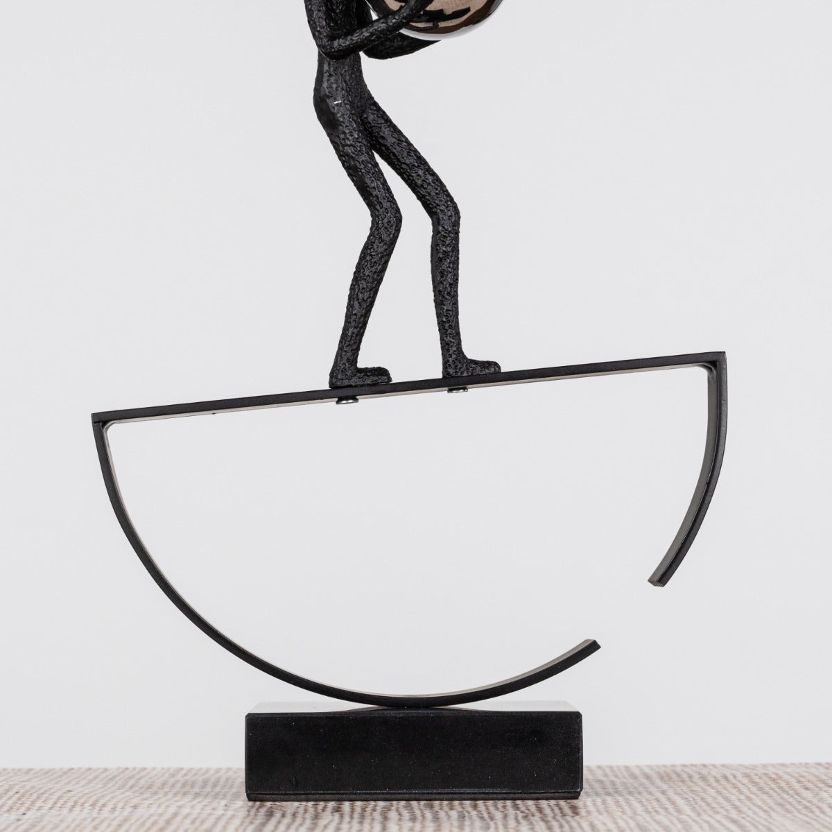 Excess Baggage (Black) Resin-Marble Home Decor